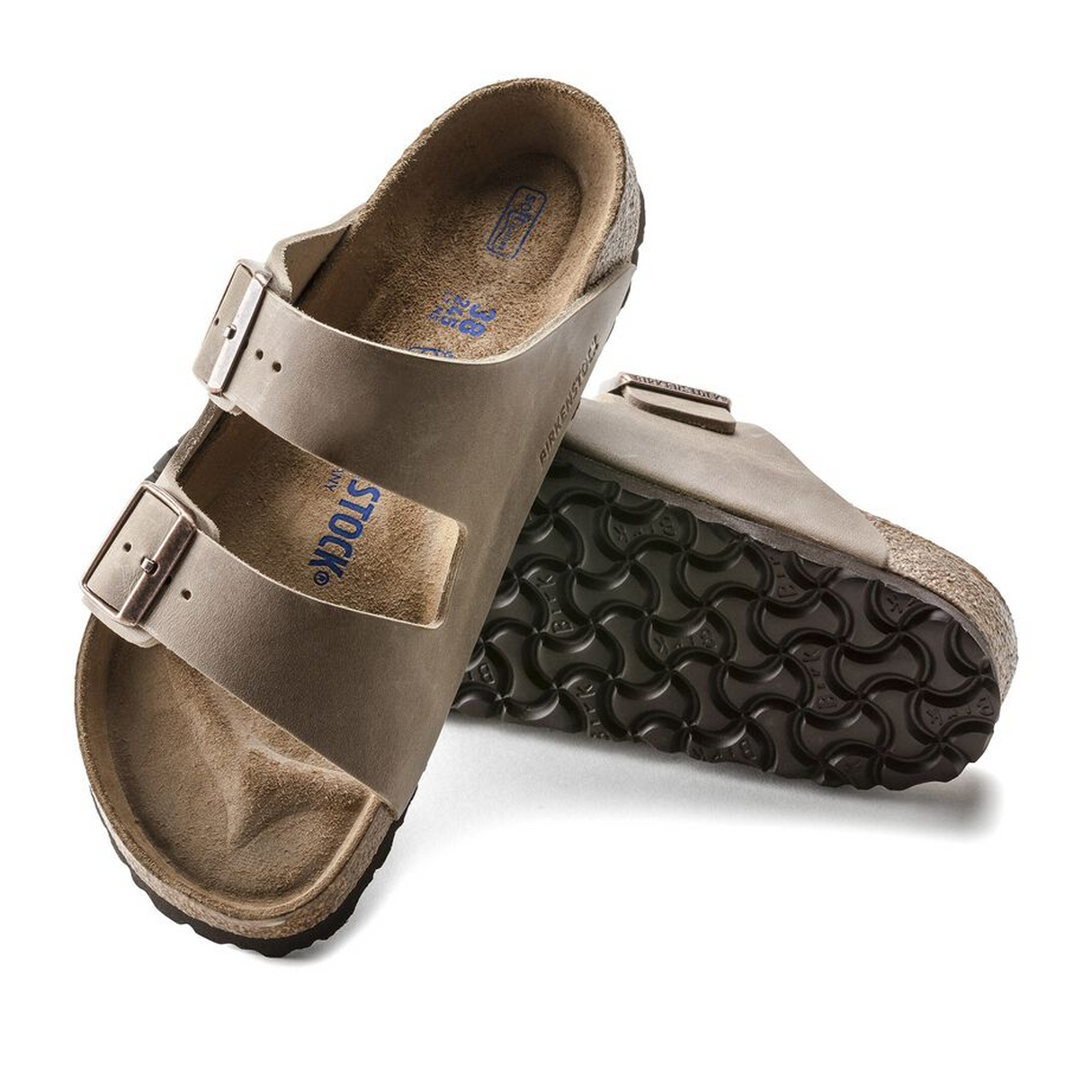 Birkenstock Arizona Soft Footbed Narrow Slide Sandal (Unisex) - Tobacco Oiled Leather Sandal - Slide - The Heel Shoe Fitters