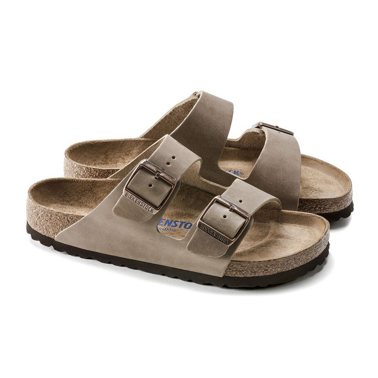 Birkenstock Arizona Soft Footbed Slide Sandal (Unisex) - Tobacco Oiled Leather Sandal - Slide - The Heel Shoe Fitters