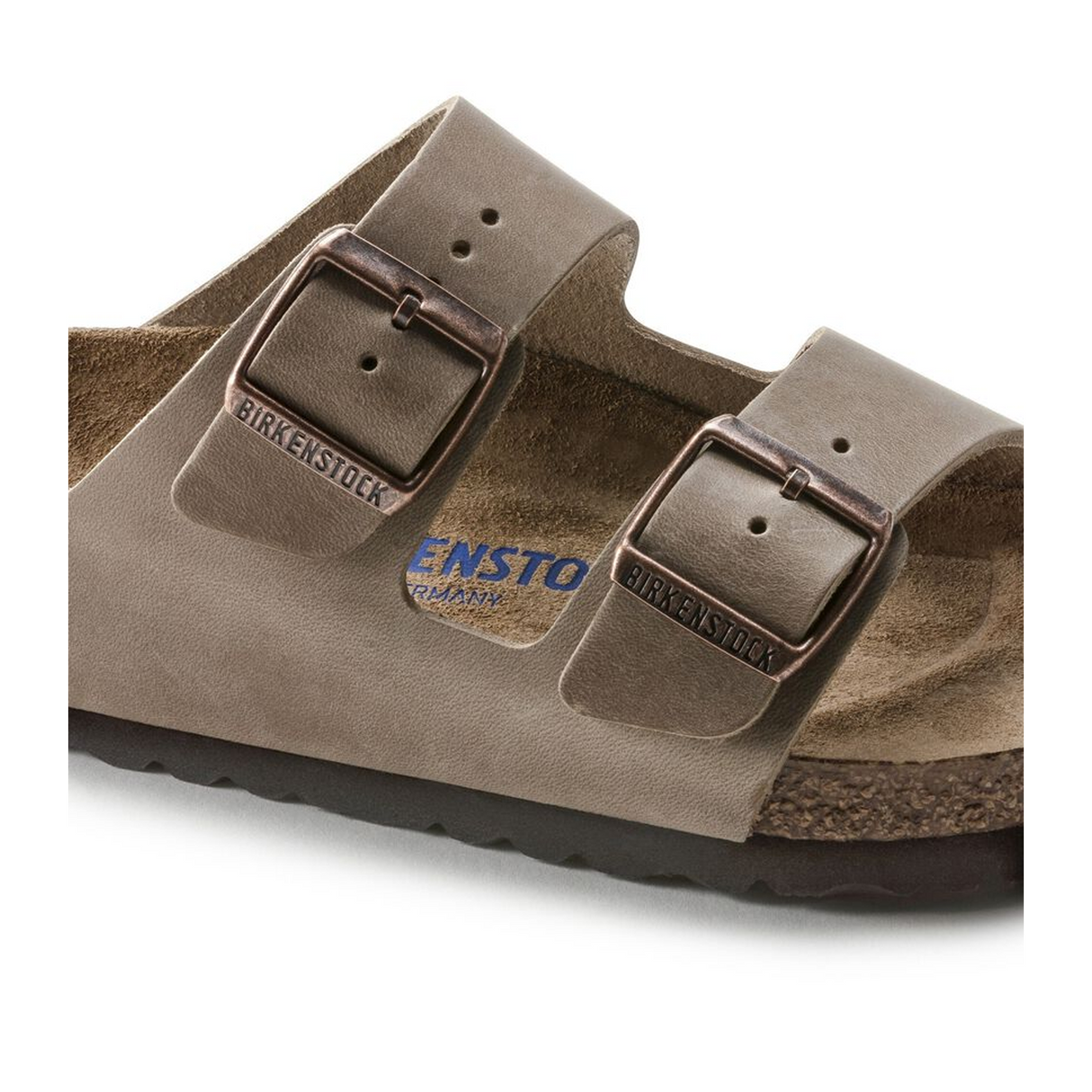 Birkenstock Arizona Soft Footbed Slide Sandal (Unisex) - Tobacco Oiled Leather Sandal - Slide - The Heel Shoe Fitters