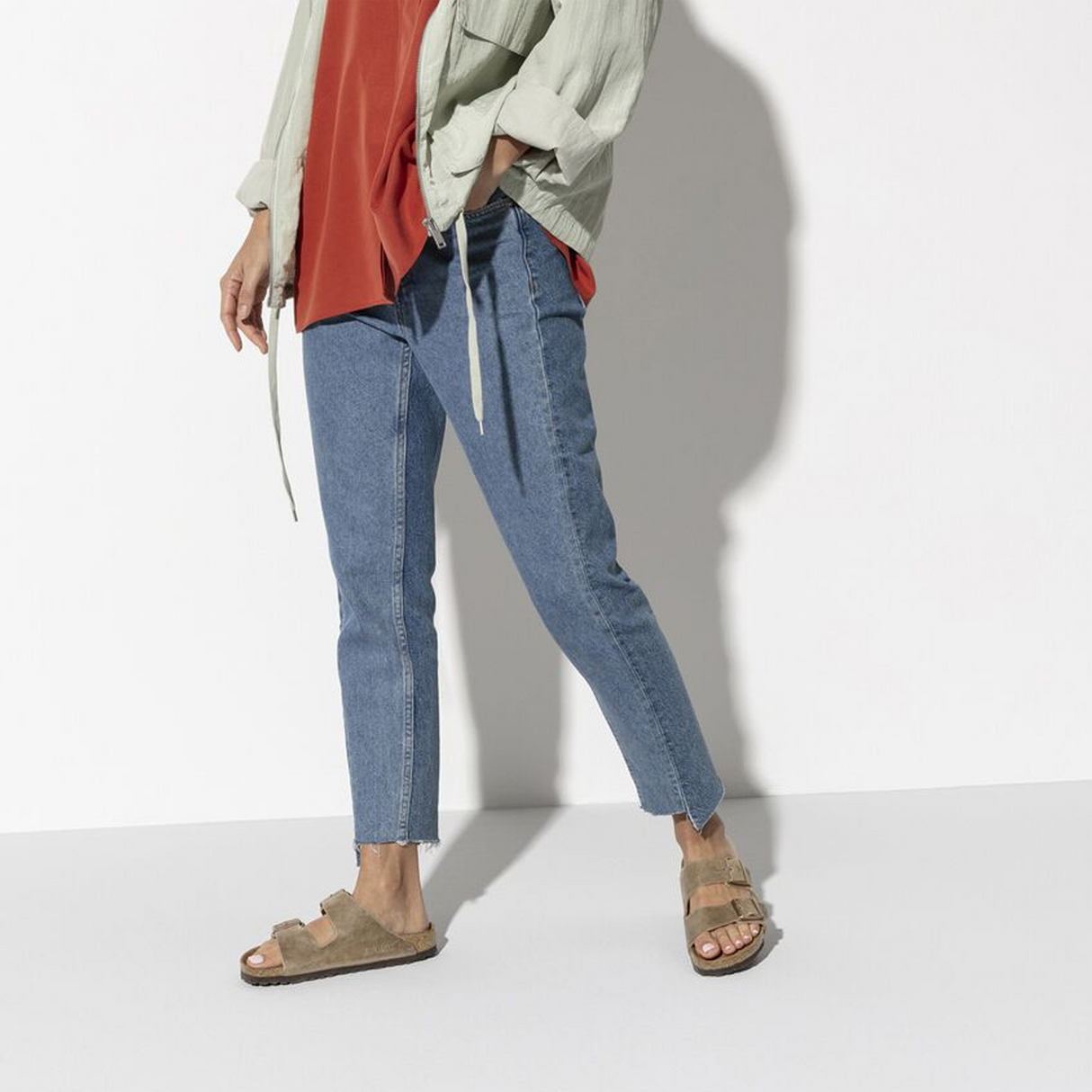 Birkenstock Arizona Soft Footbed Slide Sandal (Unisex) - Tobacco Oiled Leather Sandal - Slide - The Heel Shoe Fitters