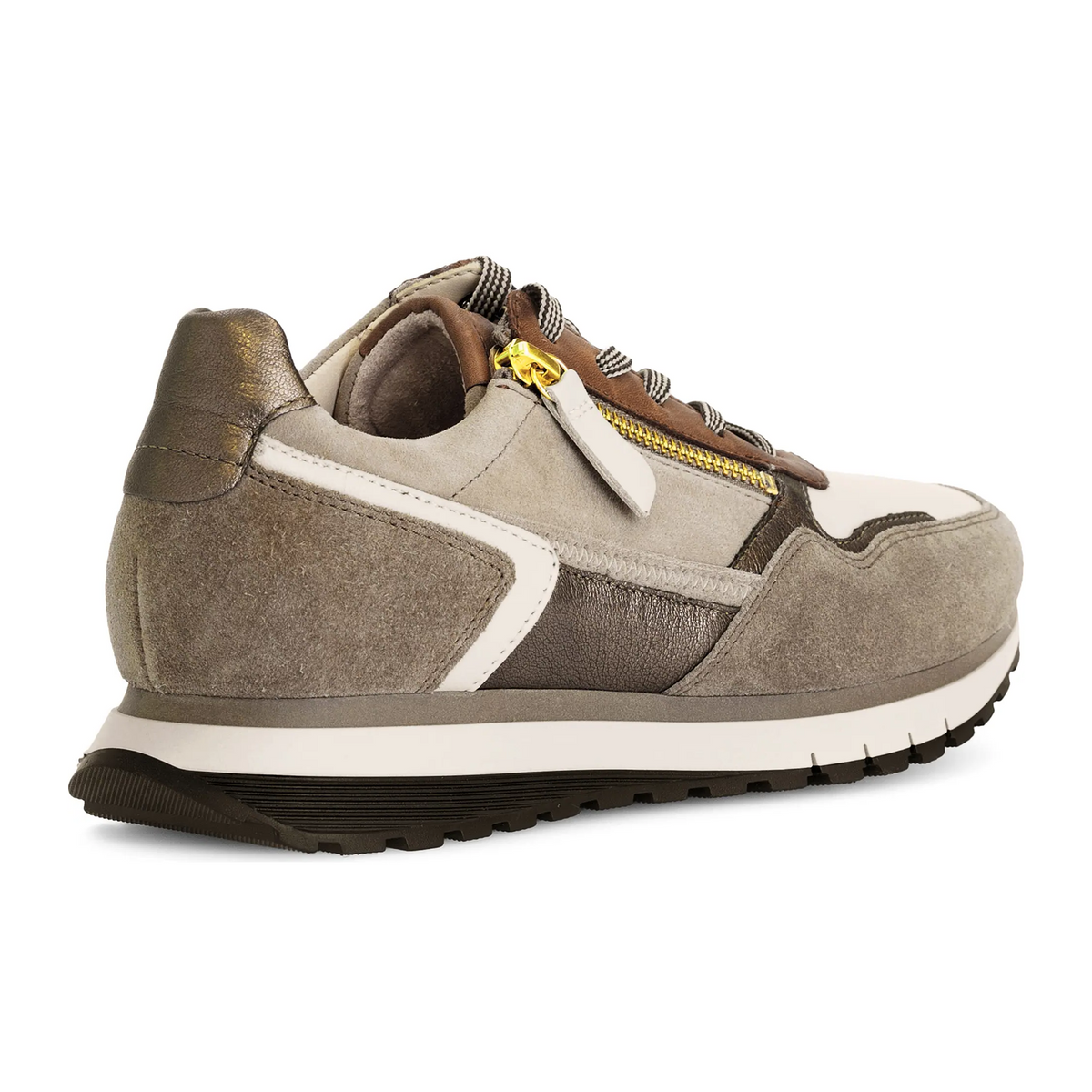 Gabor 378 Kinsey Sneaker (Women) - Latte/Farro/Champ Athletic - Casual - Slip On - The Heel Shoe Fitters