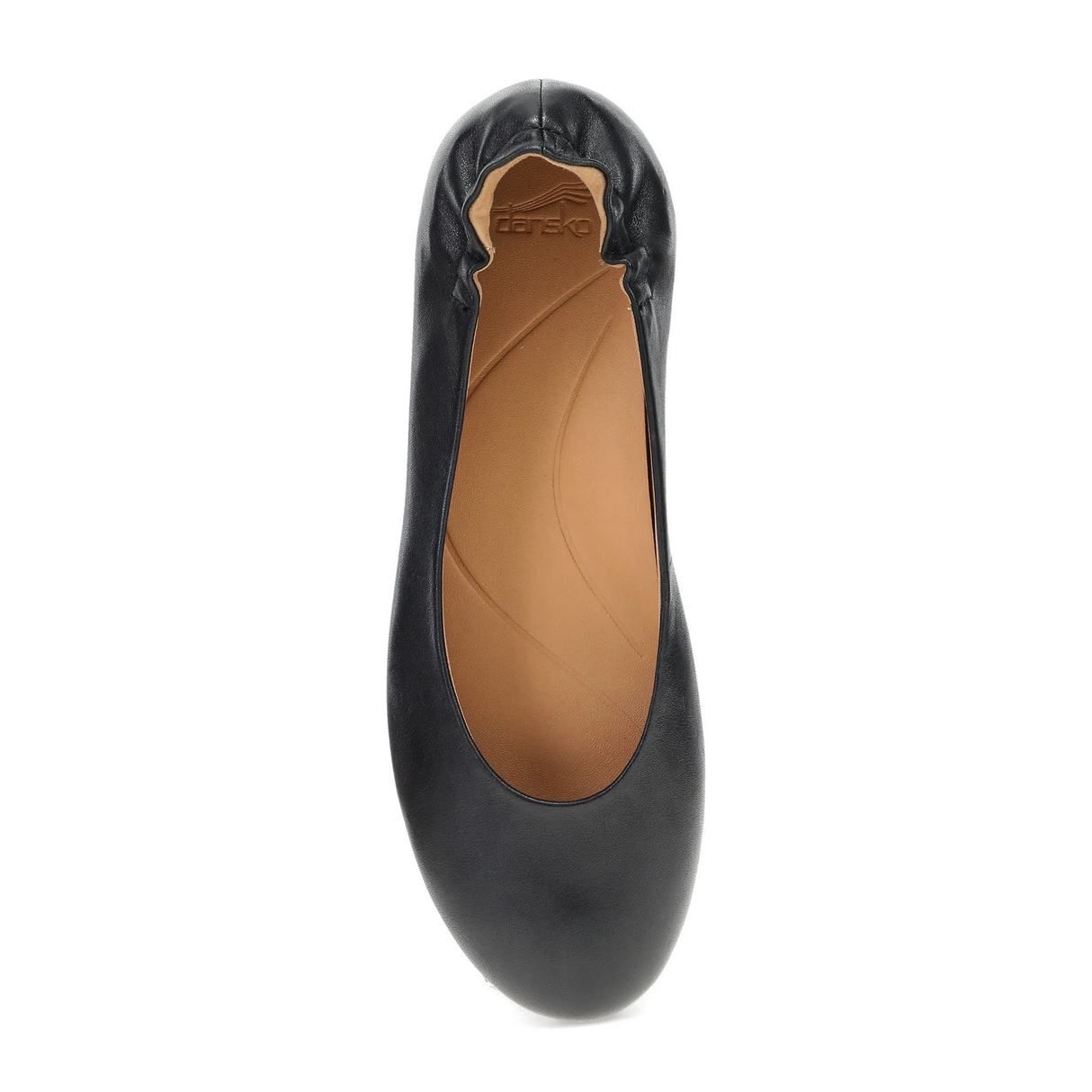 Dansko Mollie Flat (Women) - Black Nappa Dress-Casual - Flat - The Heel Shoe Fitters