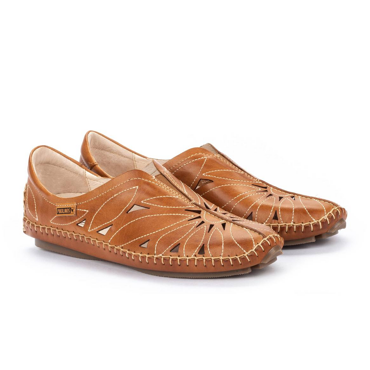Pikolinos Jerez 578-7399 Slip On (Women) - Brandy Leather Dress-Casual - Flat - The Heel Shoe Fitters
