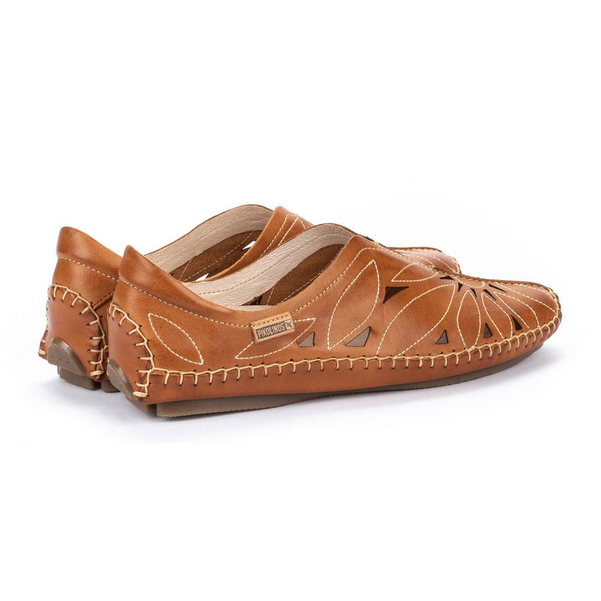 Pikolinos Jerez 578-7399 Slip On (Women) - Brandy Leather Dress-Casual - Flat - The Heel Shoe Fitters