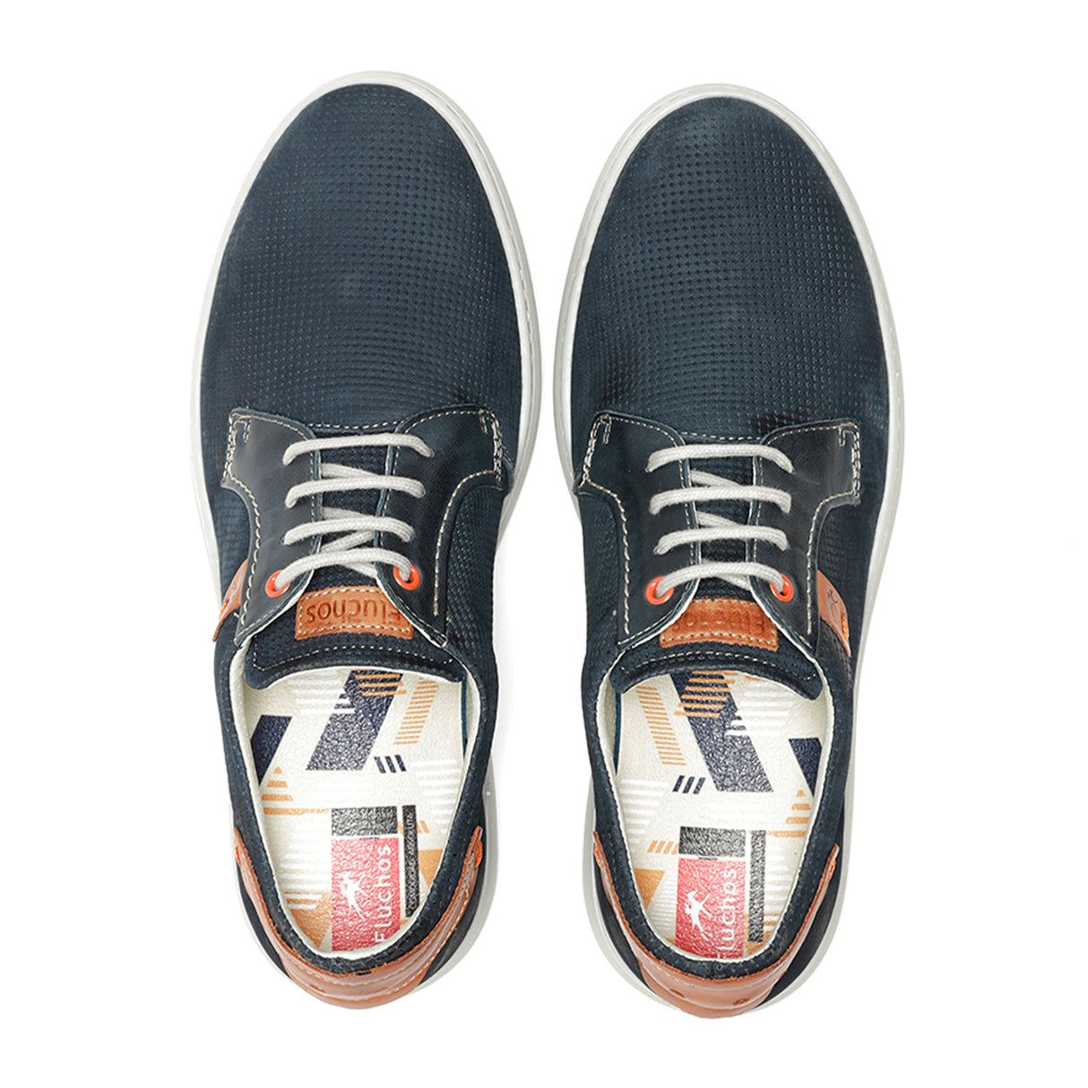 Fluchos Jack F1197 Sneaker (Men) - Ocean Athletic - Casual - Lace Up - The Heel Shoe Fitters