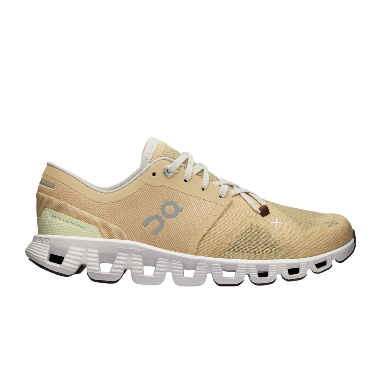 On Running Cloud X3 Running Shoe (Women) - Savannah/Frost Athletic - Running - Neutral - The Heel Shoe Fitters