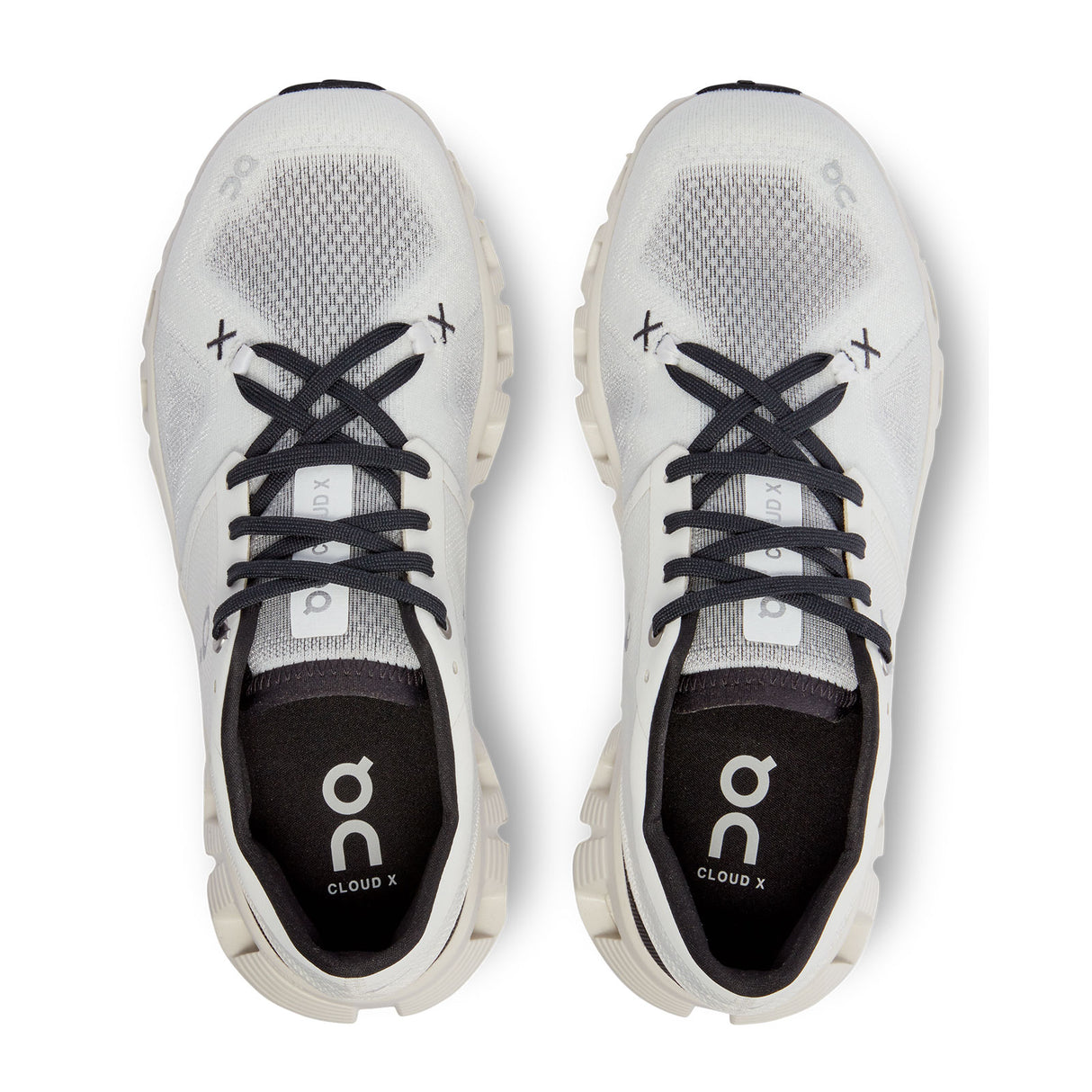 On Running Cloud X 3 Running Shoe (Women) - White/Black Athletic - Running - Neutral - The Heel Shoe Fitters