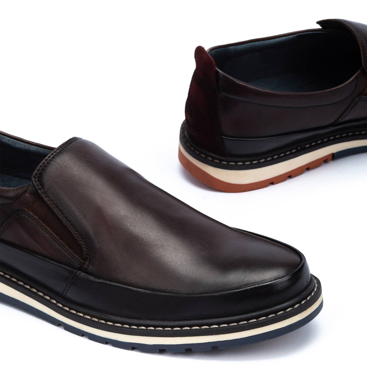 Pikolinos Berna M8J-3150 Slip On (Men) - Olmo Leather Dress-Casual - Slip On - The Heel Shoe Fitters