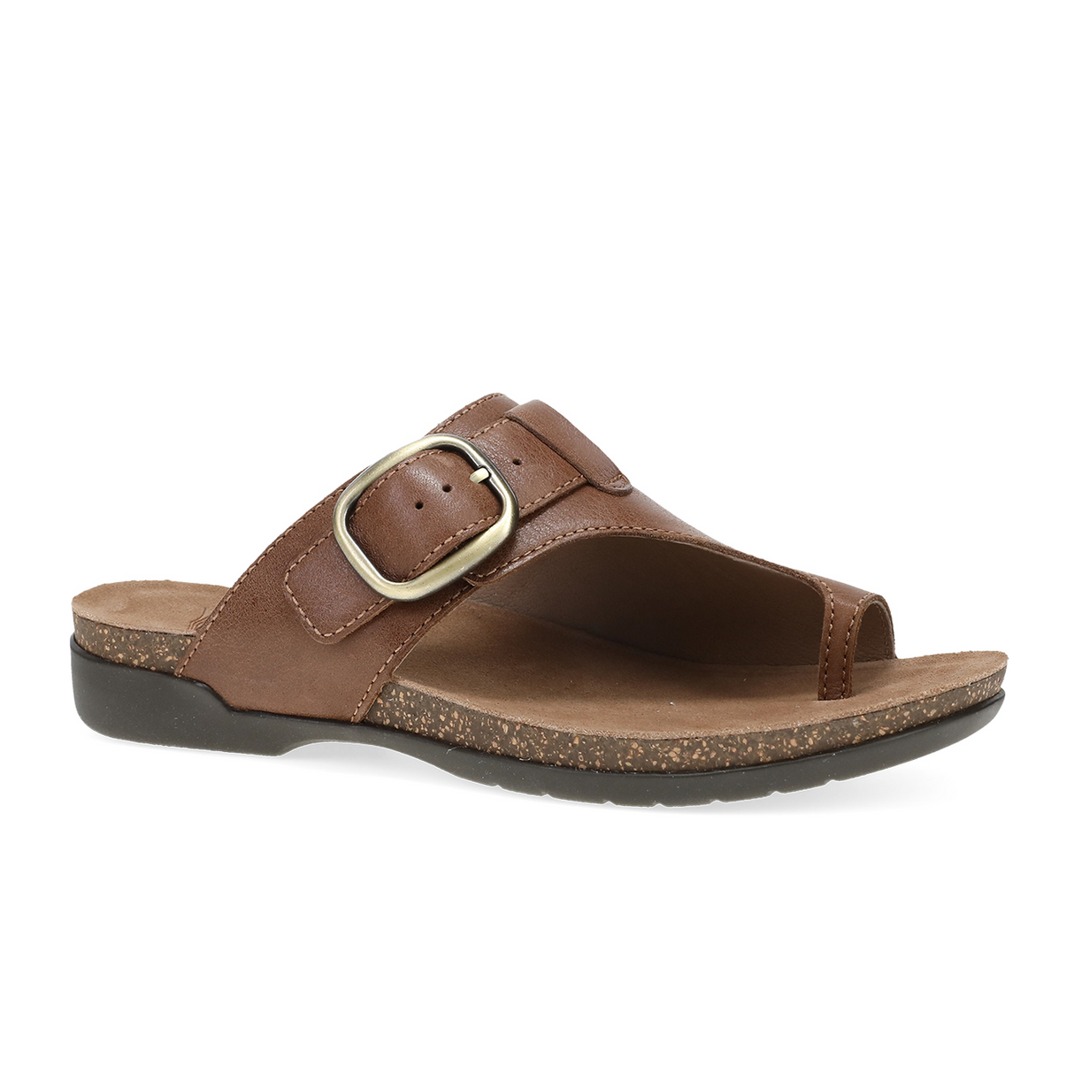 Dansko Rylee Sandal (Women) - Brown Leather Sandal - Thong - The Heel Shoe Fitters