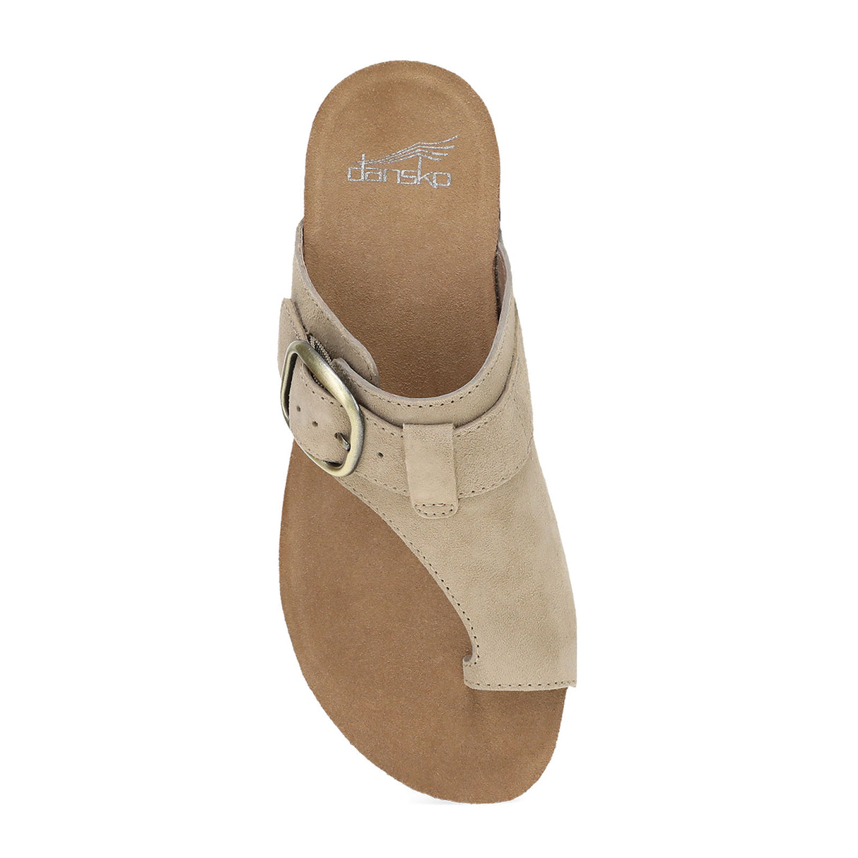 Dansko Rylee Sandal (Women) - Sand Suede Sandal - Thong - The Heel Shoe Fitters
