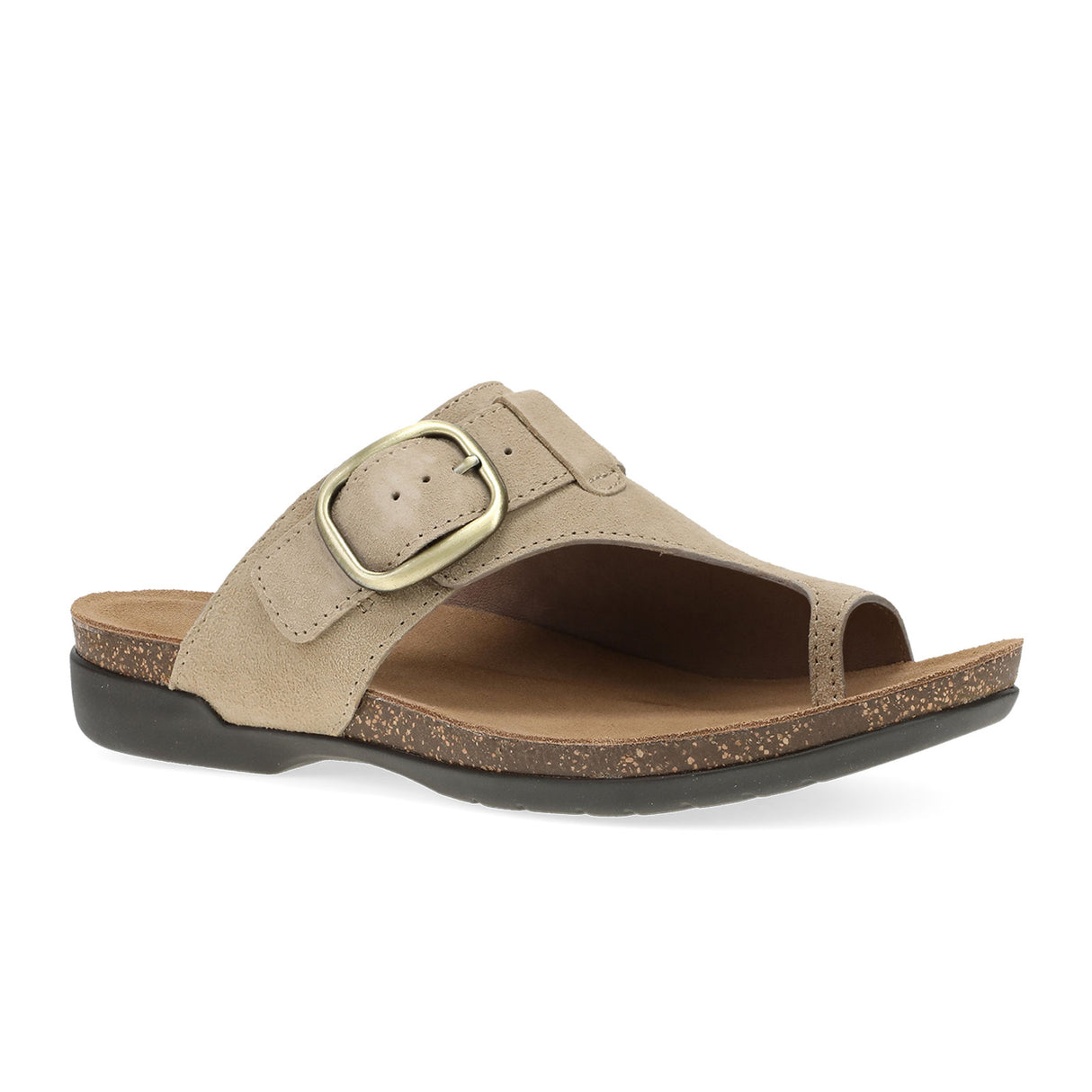 Dansko Rylee Sandal (Women) - Sand Suede Sandal - Thong - The Heel Shoe Fitters
