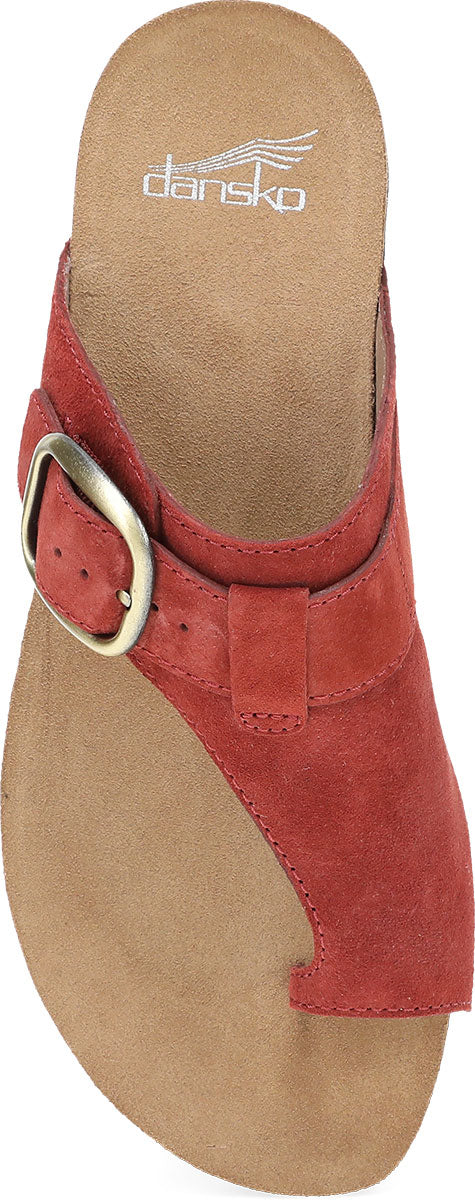 Dansko Rylee Sandal (Women) - Cayenne Suede Sandal - Thong - The Heel Shoe Fitters