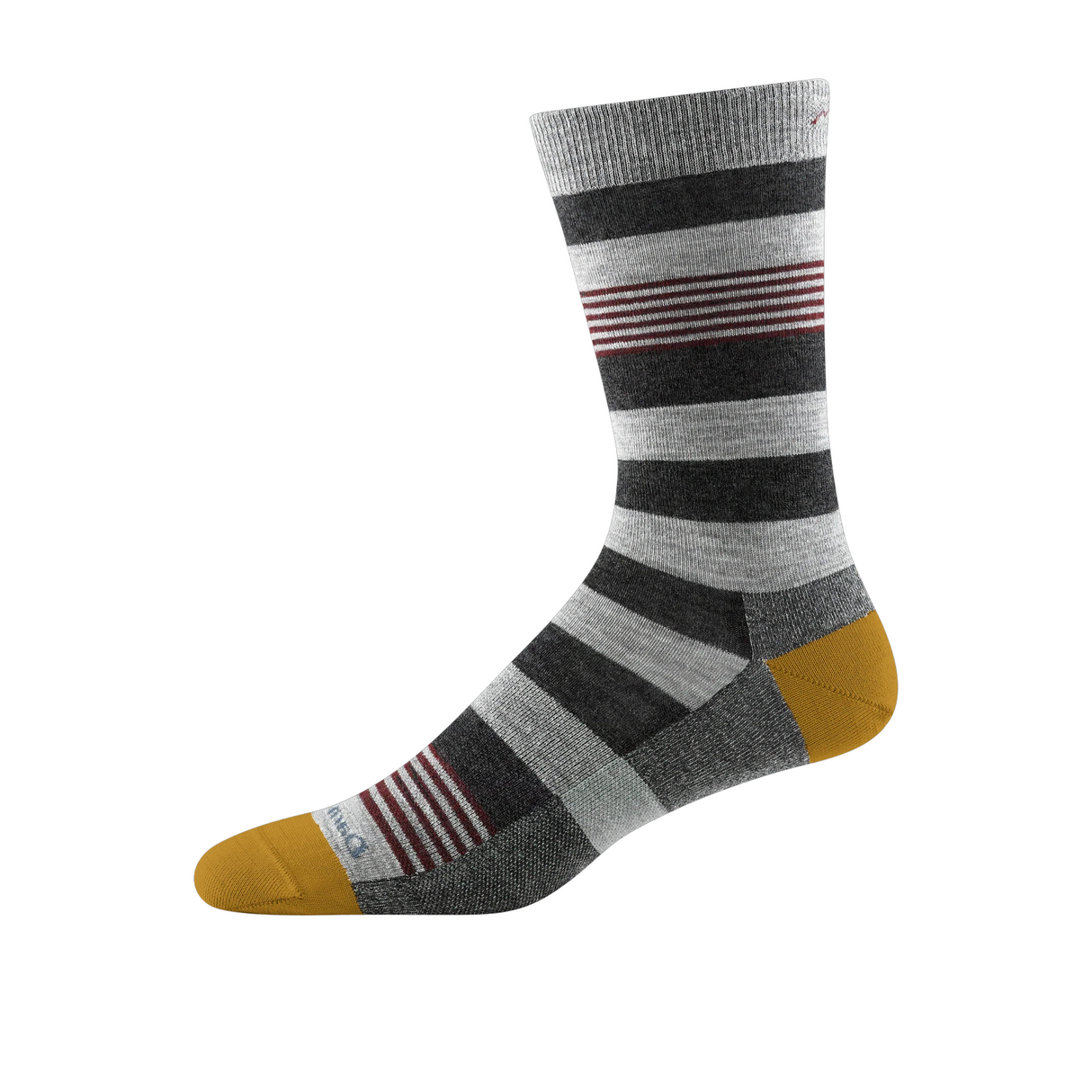 Darn Tough Oxford Lightweight Crew Sock (Men) - Gray Accessories - Socks - Lifestyle - The Heel Shoe Fitters
