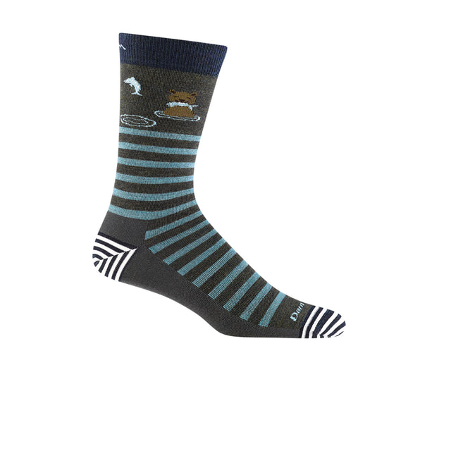 Darn Tough Animal Haus Lightweight Crew Sock (Men) - Forest Accessories - Socks - Lifestyle - The Heel Shoe Fitters
