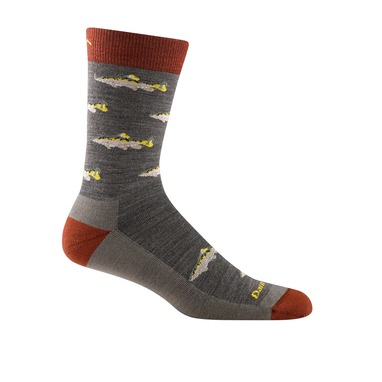 Darn Tough Spey Fly Crew Sock (Men) - Taupe Accessories - Socks - Lifestyle - The Heel Shoe Fitters