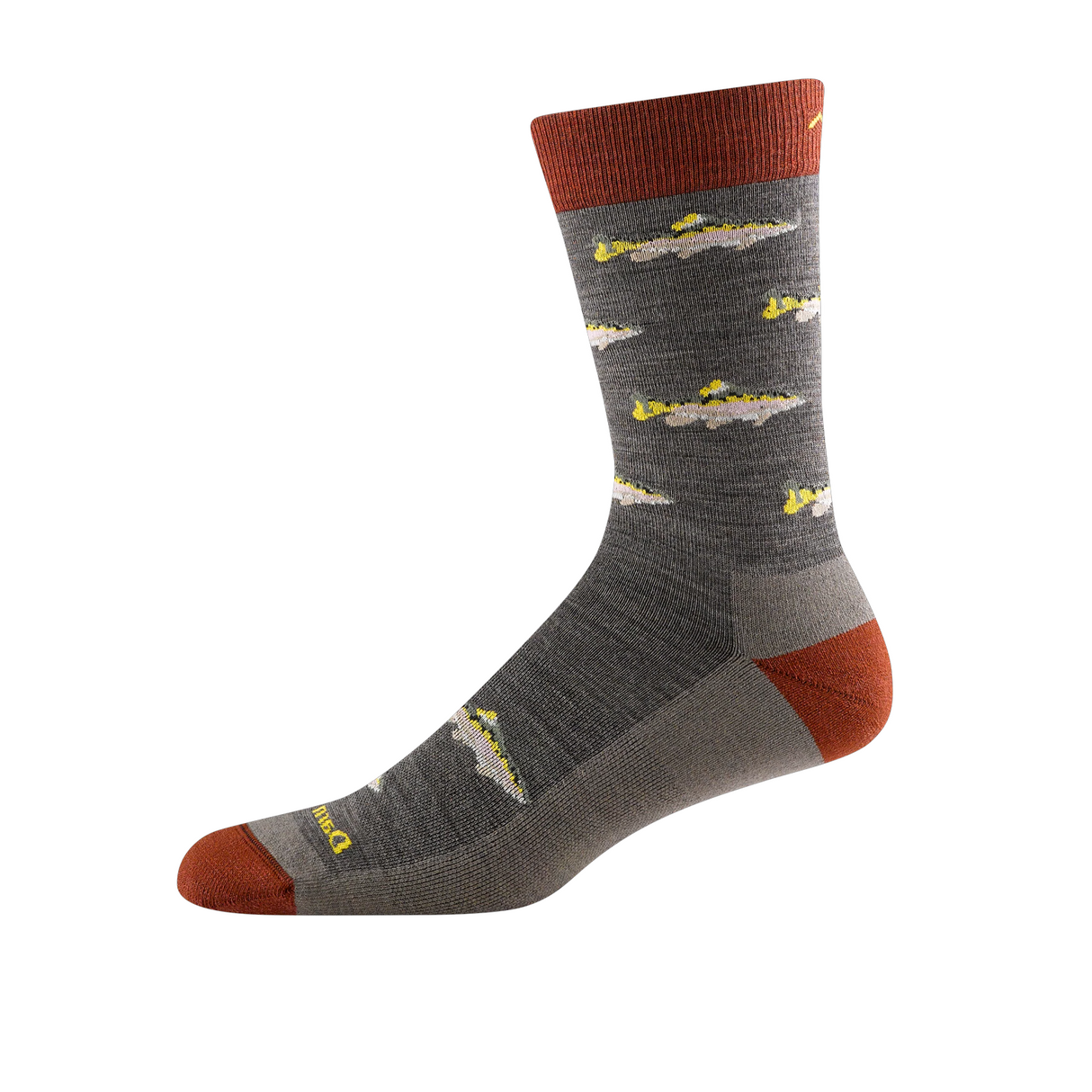 Darn Tough Spey Fly Crew Sock (Men) - Taupe Accessories - Socks - Lifestyle - The Heel Shoe Fitters