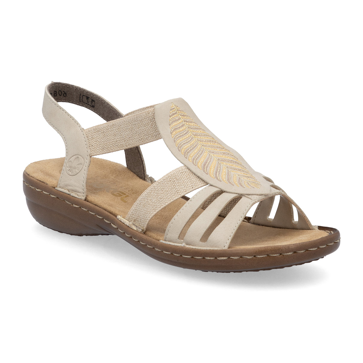 Rieker Regina 608C0 Backstrap Sandal (Women) - Ginger Sandal - Backstrap - The Heel Shoe Fitters