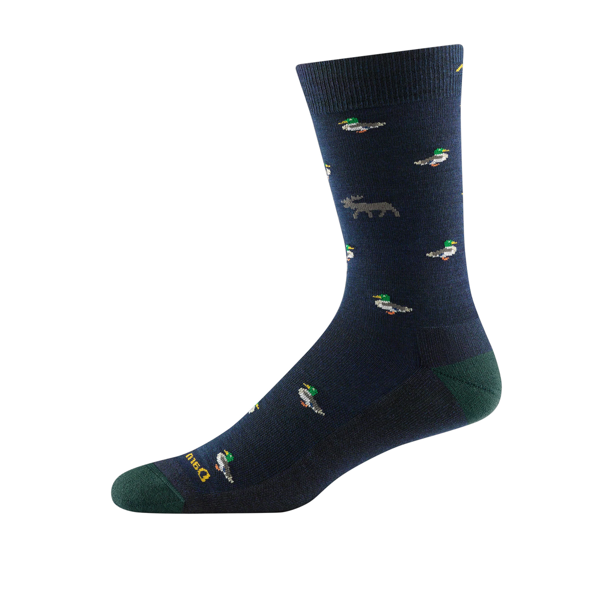 Darn Tough Duck Duck Moose Lightweight Crew Sock with Cushion (Men) - Eclipse Accessories - Socks - Lifestyle - The Heel Shoe Fitters