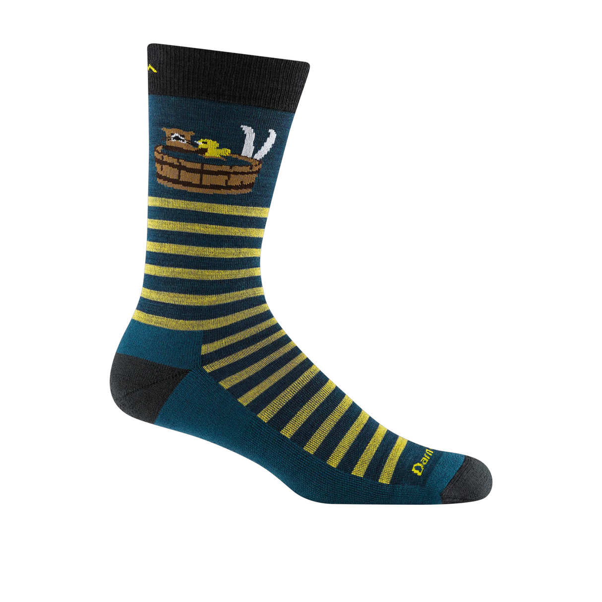Darn Tough Wild Life Lightweight Crew Sock with Cushion (Men) - Dark Teal Accessories - Socks - Lifestyle - The Heel Shoe Fitters