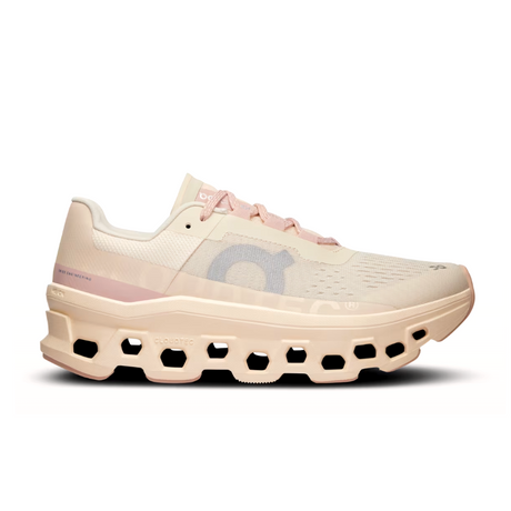 On Running Cloudmonster Running Shoe (Women) - Moon/Fawn Athletic - Running - Cushion - The Heel Shoe Fitters