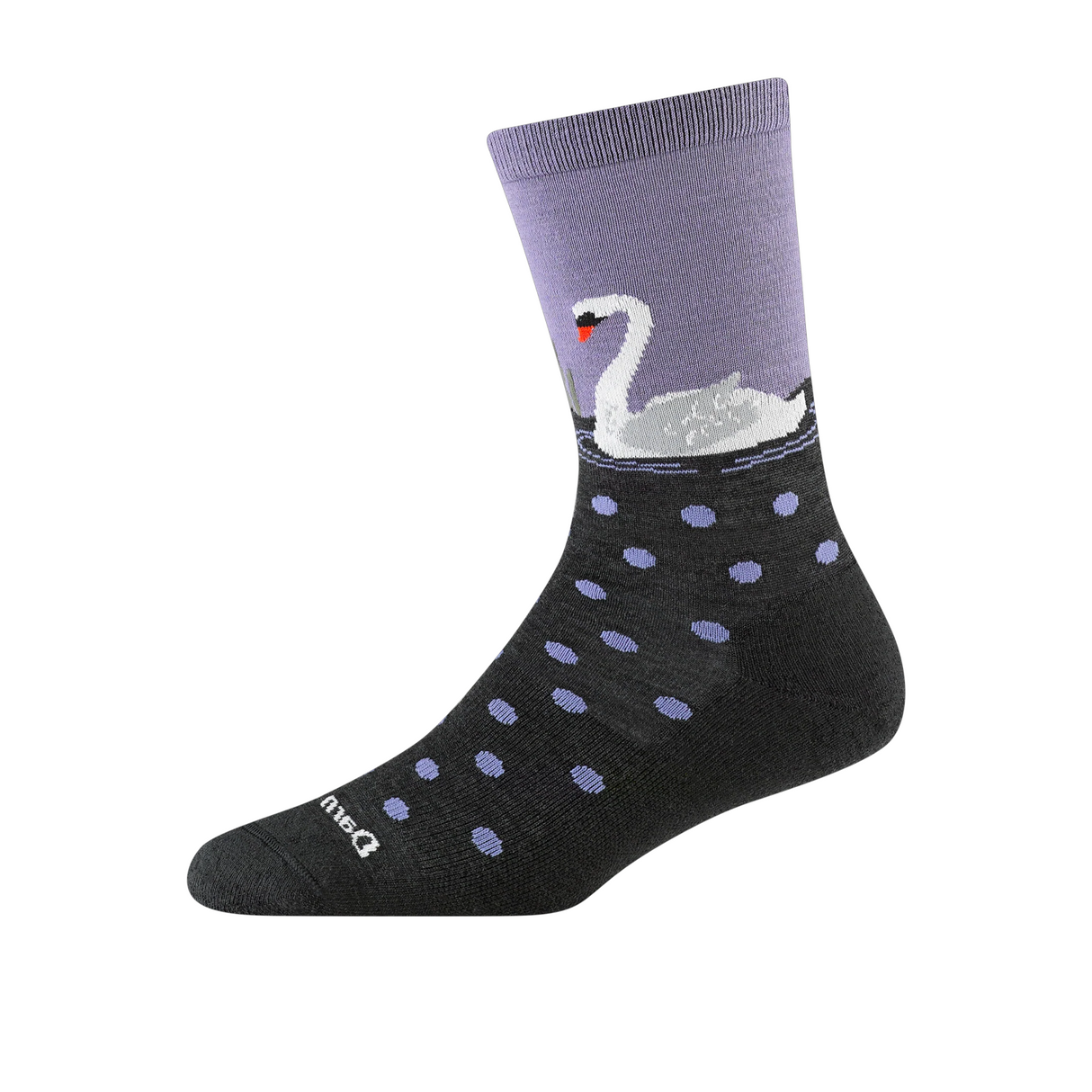 Darn Tough Wild Life Lightweight Crew Sock with Cushion (Women) - Charcoal Accessories - Socks - Lifestyle - The Heel Shoe Fitters