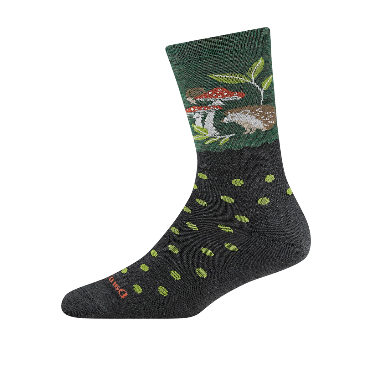 Darn Tough Wild Life Lightweight Cushion Crew Sock (Women) - Hedgehog Moss Accessories - Socks - Lifestyle - The Heel Shoe Fitters