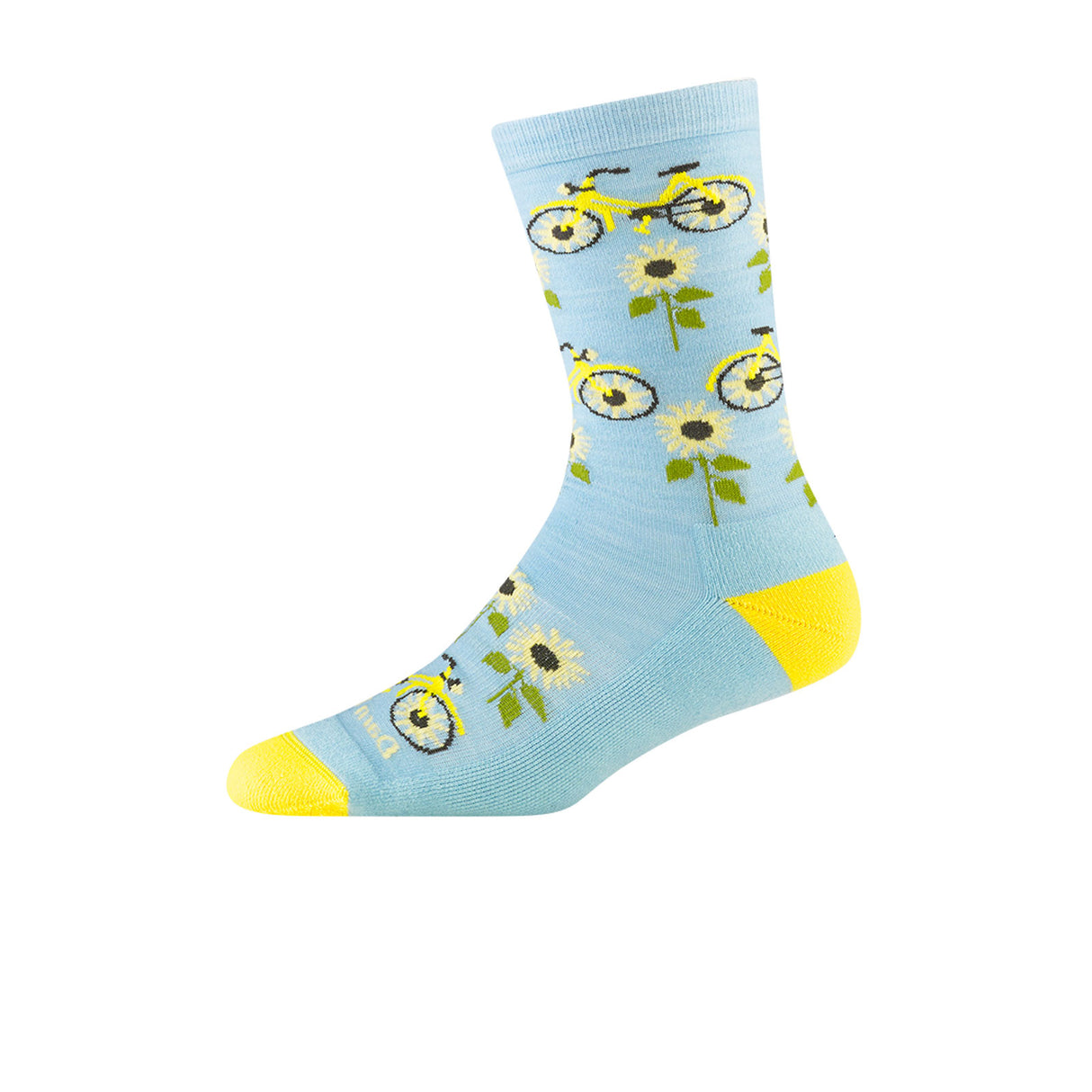 Darn Tough Sun Pedal Lightweight Crew Sock with Cushion (Women) - DT Glacier Accessories - Socks - Lifestyle - The Heel Shoe Fitters