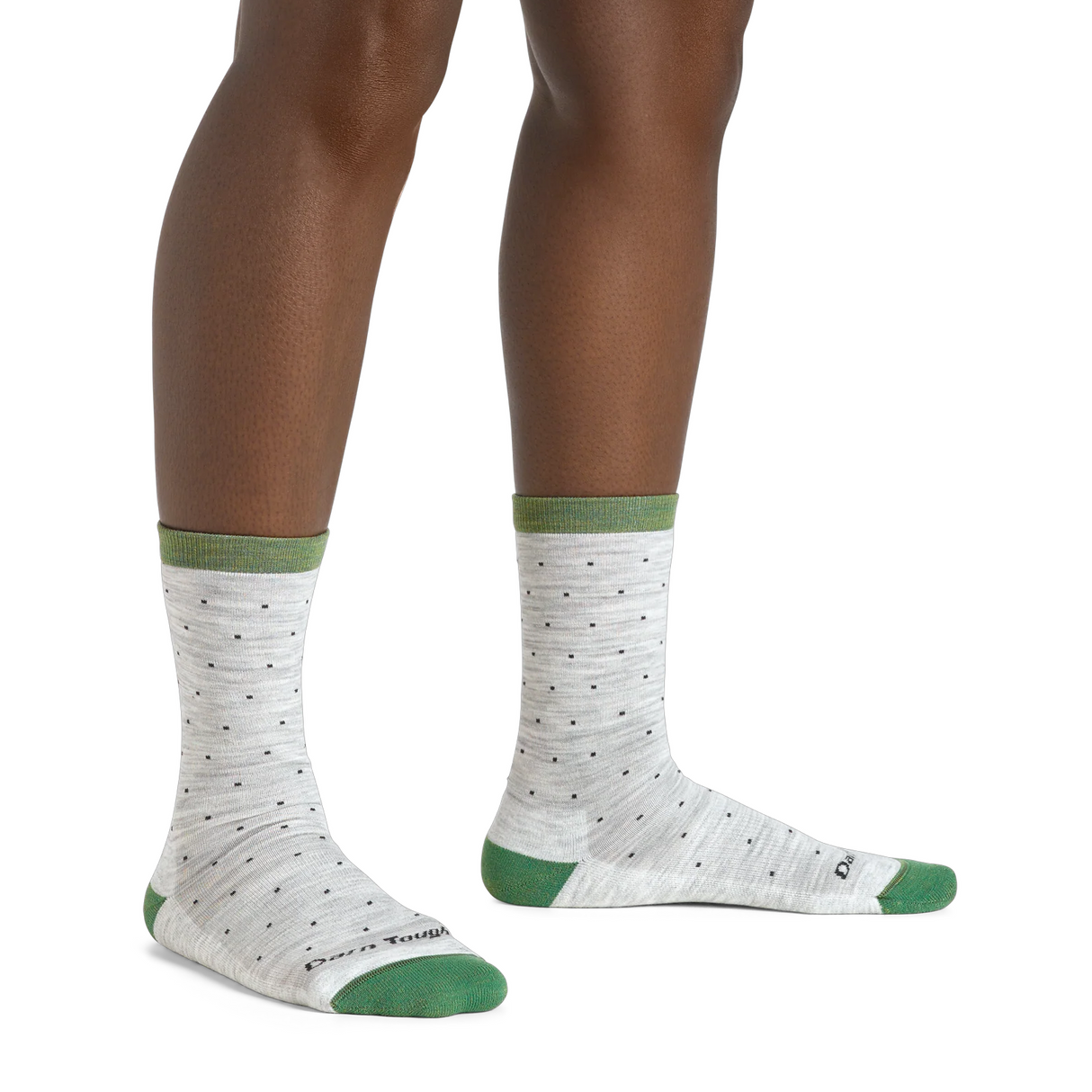 Darn Tough Pin Drop Lightweight Cushion Crew Sock (Women) - Ash Accessories - Socks - Lifestyle - The Heel Shoe Fitters