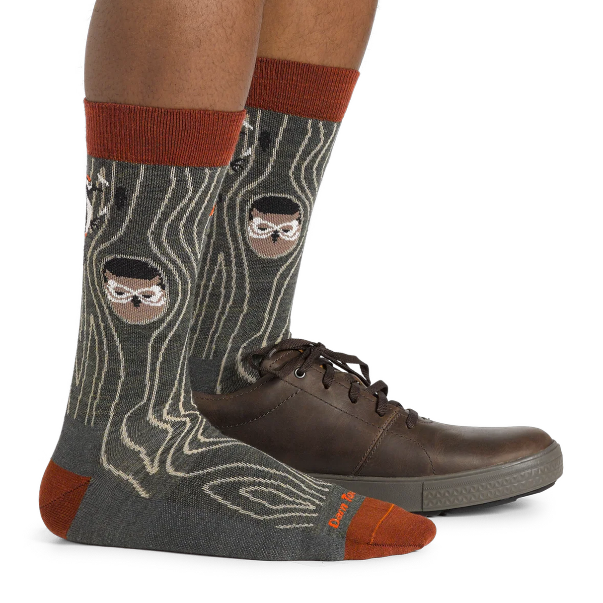 Darn Tough Woody Lightweight Crew Sock (Men) - Forest Accessories - Socks - Lifestyle - The Heel Shoe Fitters