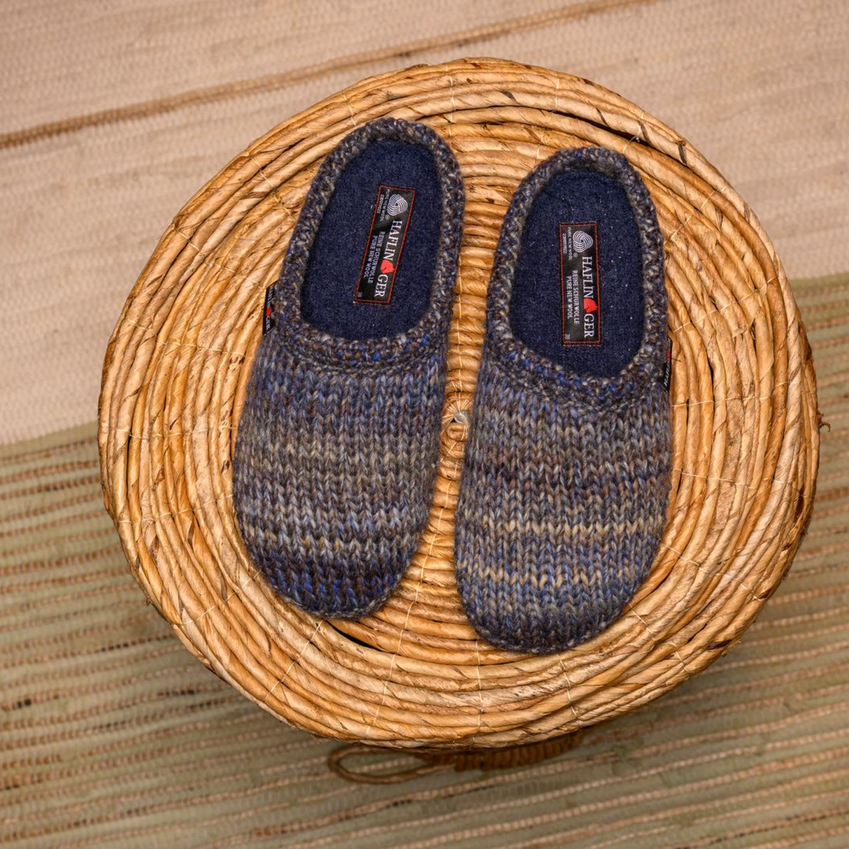 Haflinger Tricote Slipper (Women) - Jeans Dress-Casual - Slipper - The Heel Shoe Fitters