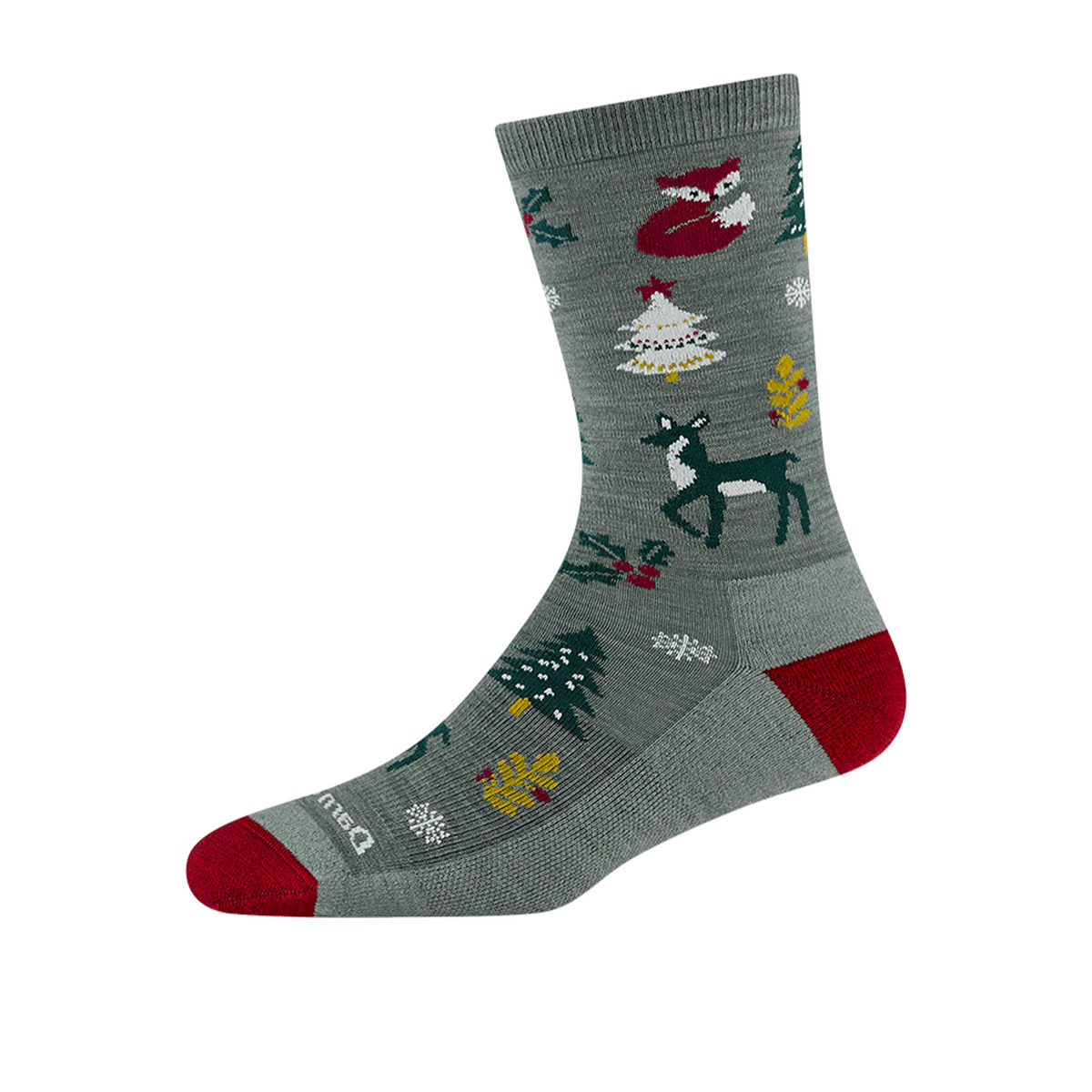 Darn Tough Yuletide Wild Lightweight Cushion Crew (Women) - Balsam