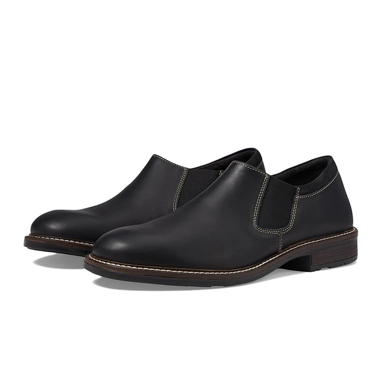 Naot Director Slip On (Men) - Black Raven Dress-Casual - Oxford - The Heel Shoe Fitters