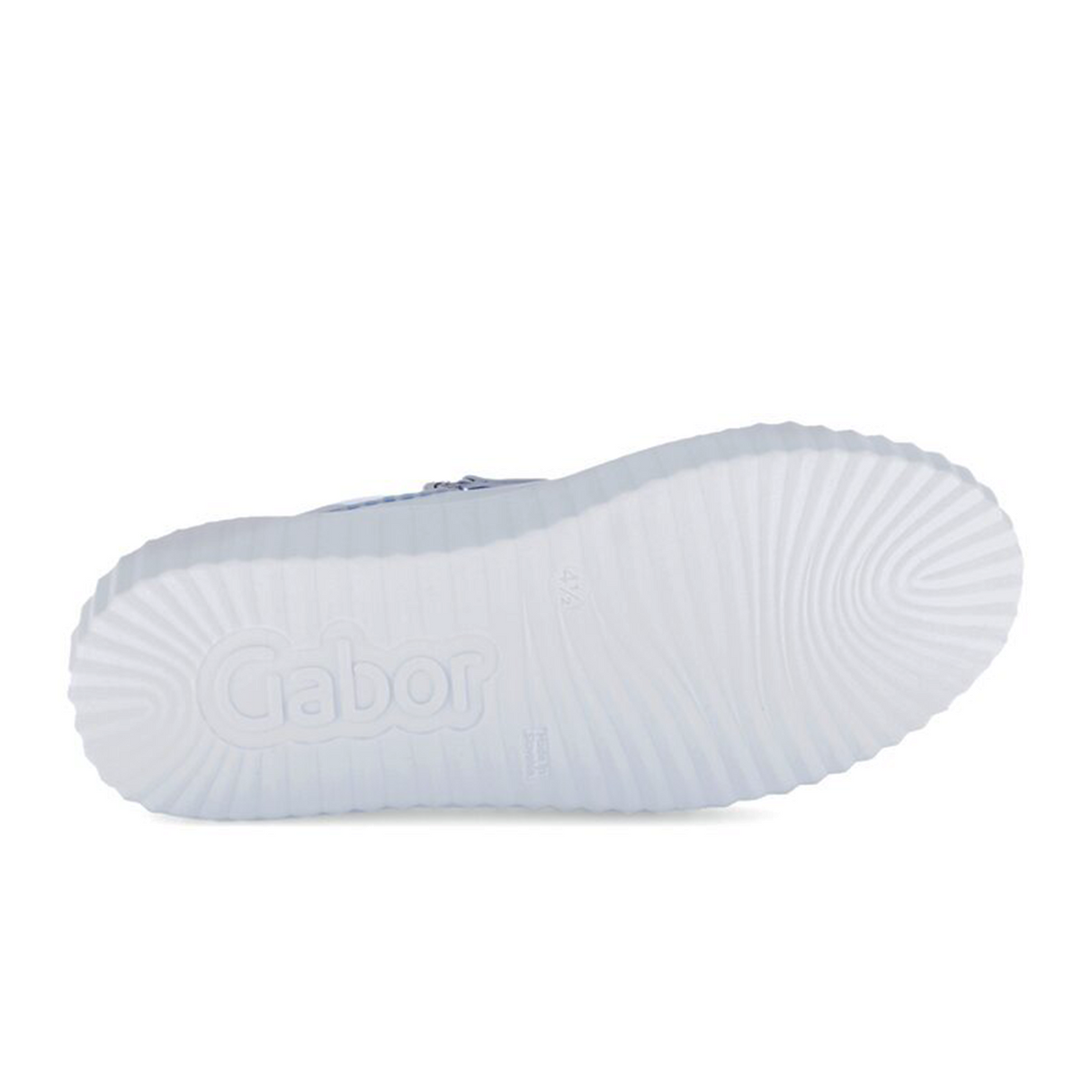 Gabor 200 Double Zip Platform Sneaker (Women) - Caspian Nappa/Sky Athletic - Casual - Lace Up - The Heel Shoe Fitters