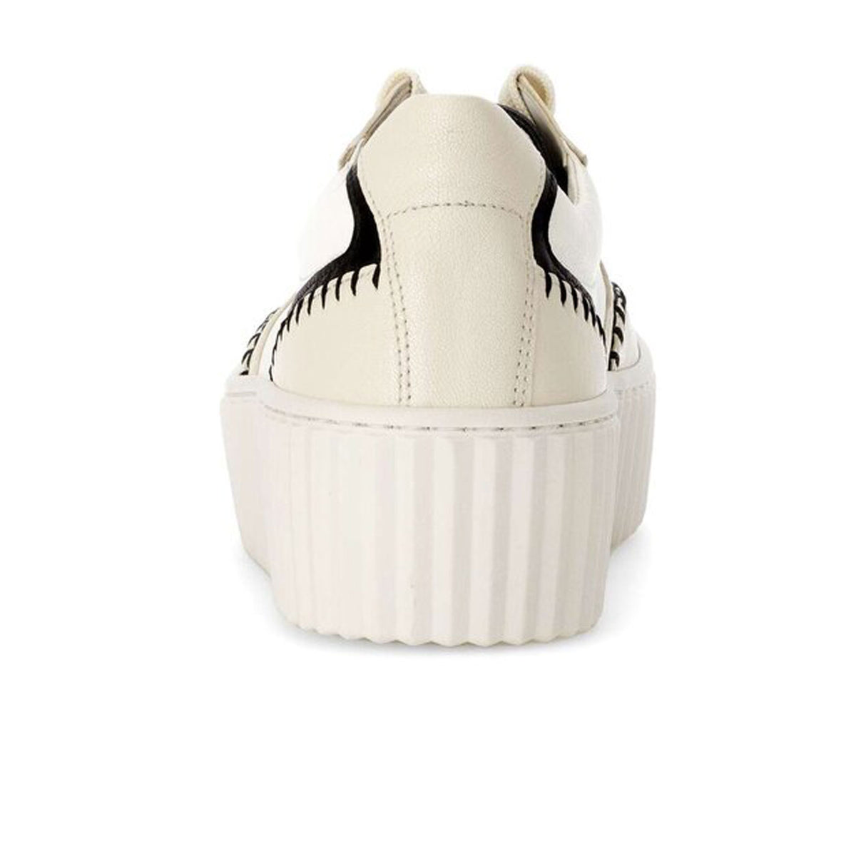 Gabor 204 Platform Stitch Sneaker (Women) - Nappa Nava/Panna/Schwarz Athletic - Casual - Lace Up - The Heel Shoe Fitters