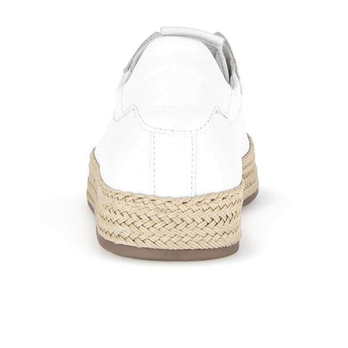 Gabor 270 Braided Jute Sneaker (Women) - Cervo/Weiss/Jute Athletic - Casual - Lace Up - The Heel Shoe Fitters