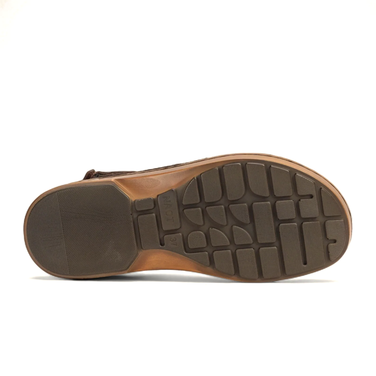 Naot Amadora Sling Sandal (Women) - Coffee Bean Nubuck Sandal - Backstrap - The Heel Shoe Fitters