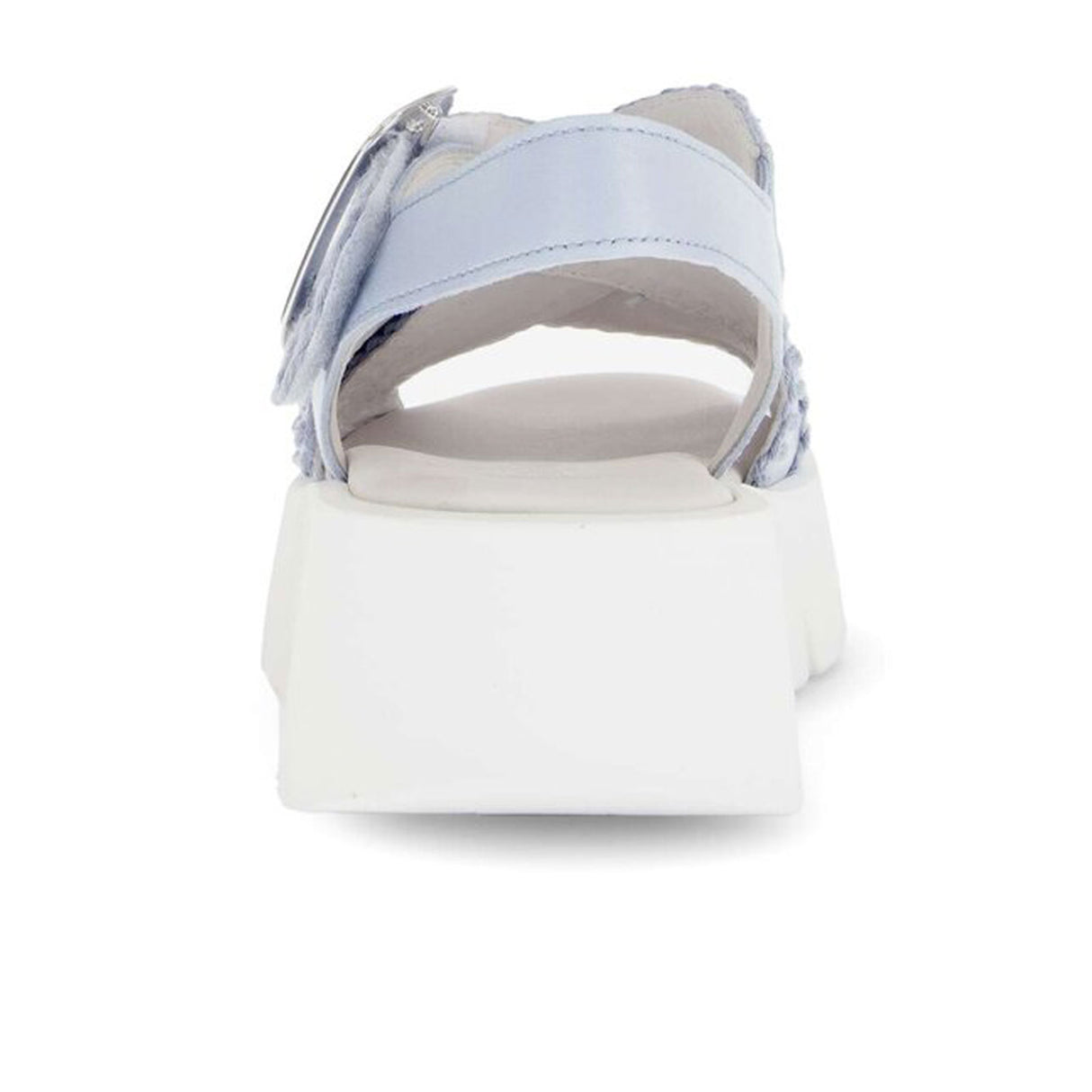 Gabor 751 Stitch Platform Backstrap Sandal (Women) - Caspian Nappa/Sky Sandal - Backstrap - The Heel Shoe Fitters