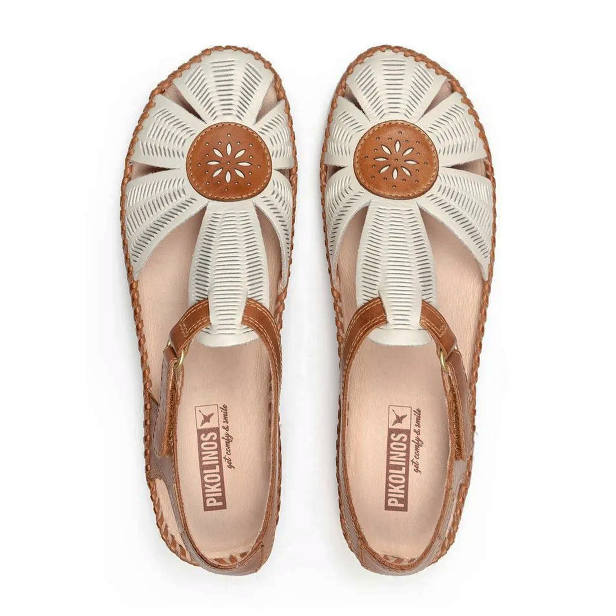 Pikolinos P. Vallarta 655-0575 Backstrap Sandal (Women) - Nata Leather