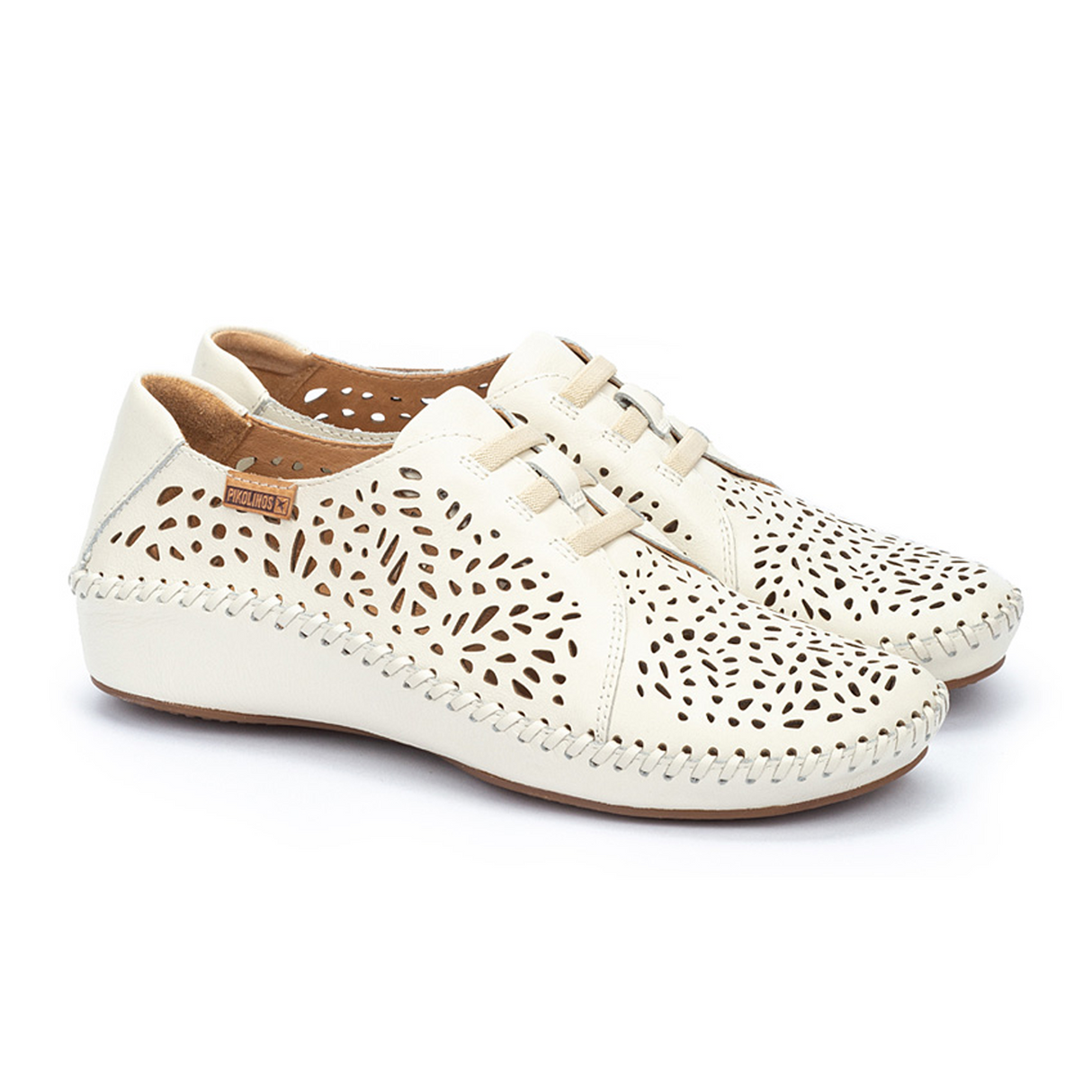 Pikolinos P. Vallarta 655-4783 Slip On (Women) - Nata Leather Dress-Casual - Slip On - The Heel Shoe Fitters