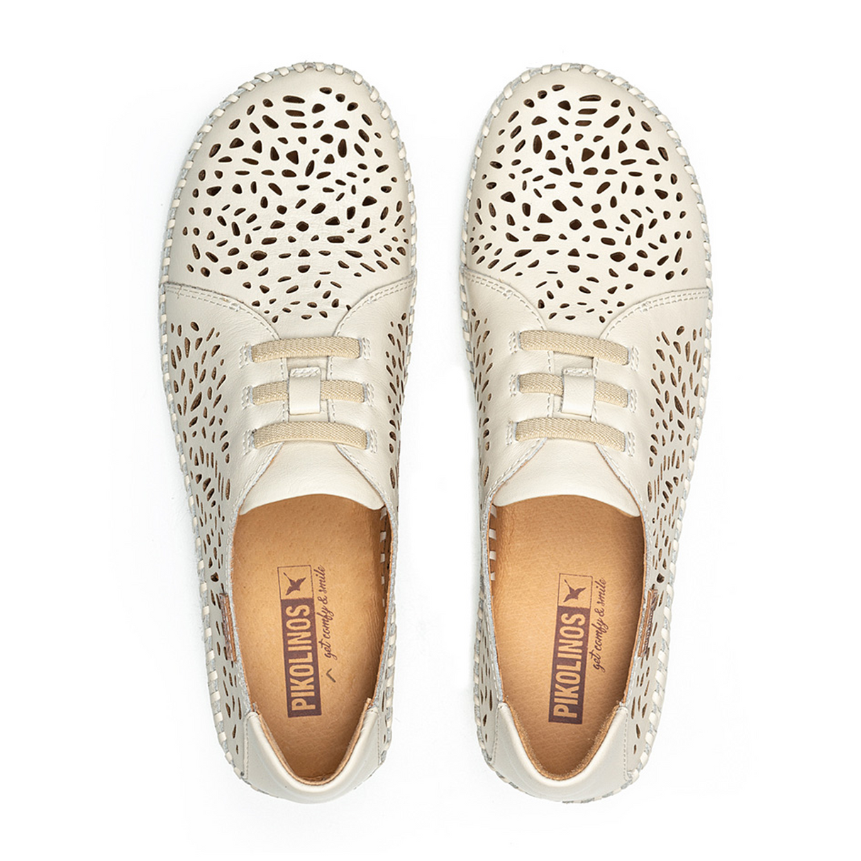 Pikolinos P. Vallarta 655-4783 Slip On (Women) - Nata Leather Dress-Casual - Slip On - The Heel Shoe Fitters