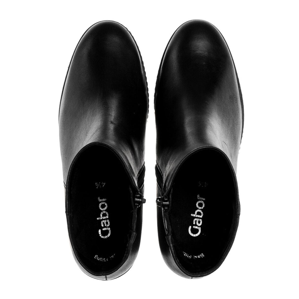 Gabor 780 Wedge Boot (Women) - Schwarz Leather Boots - Fashion - Wedge - The Heel Shoe Fitters