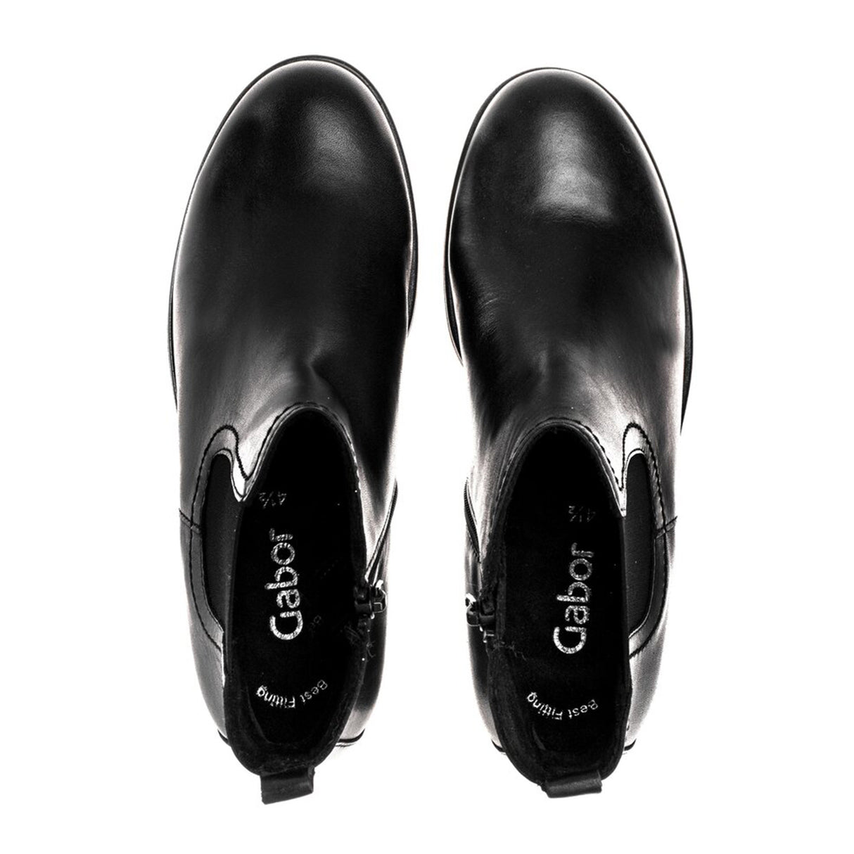 Gabor 710 Chelsea Lug Boot (Women) - Schwarz Boots - Fashion - Chelsea - The Heel Shoe Fitters