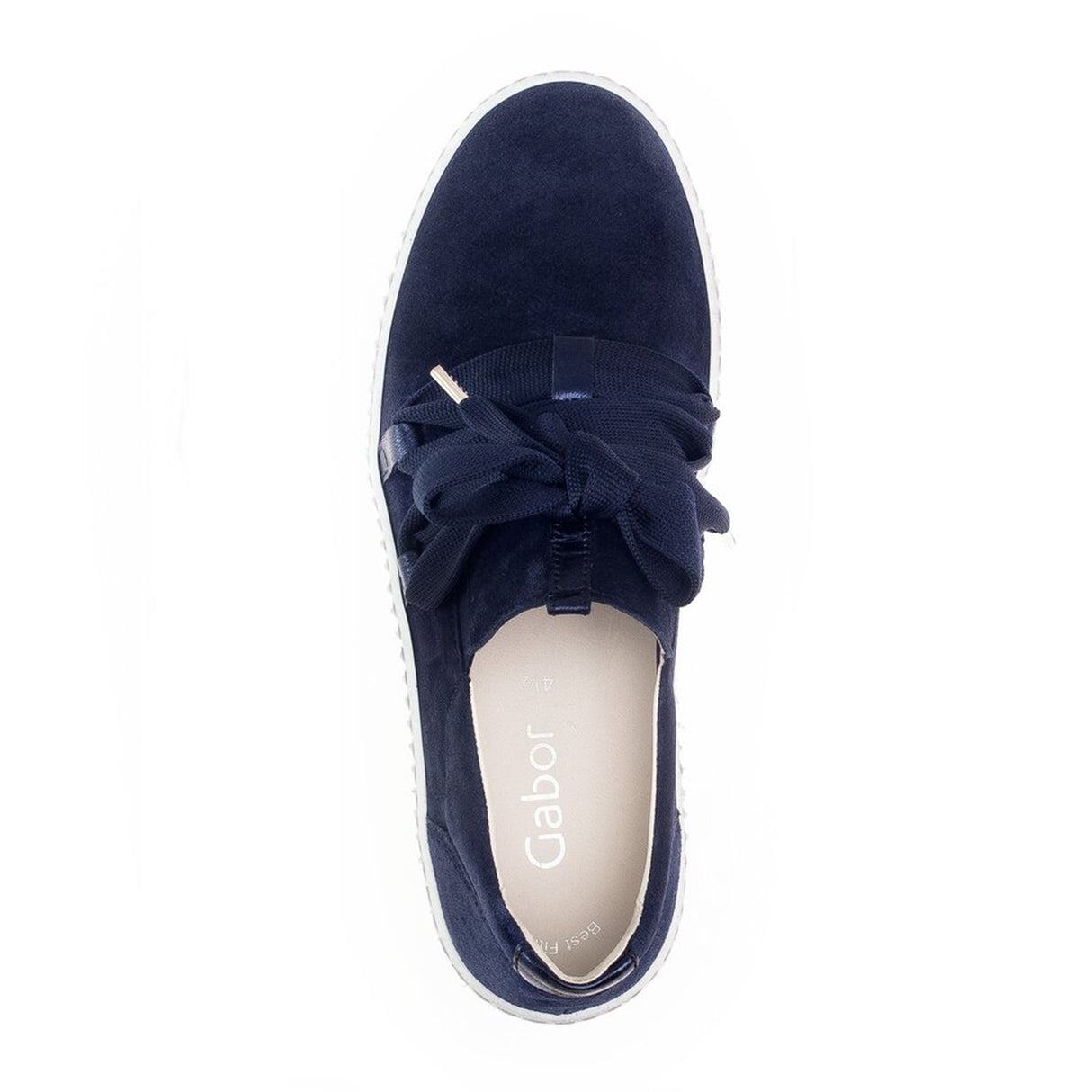 Gabor 333 Bow Sneaker (Women) - Navy Athletic - Casual - Lace Up - The Heel Shoe Fitters
