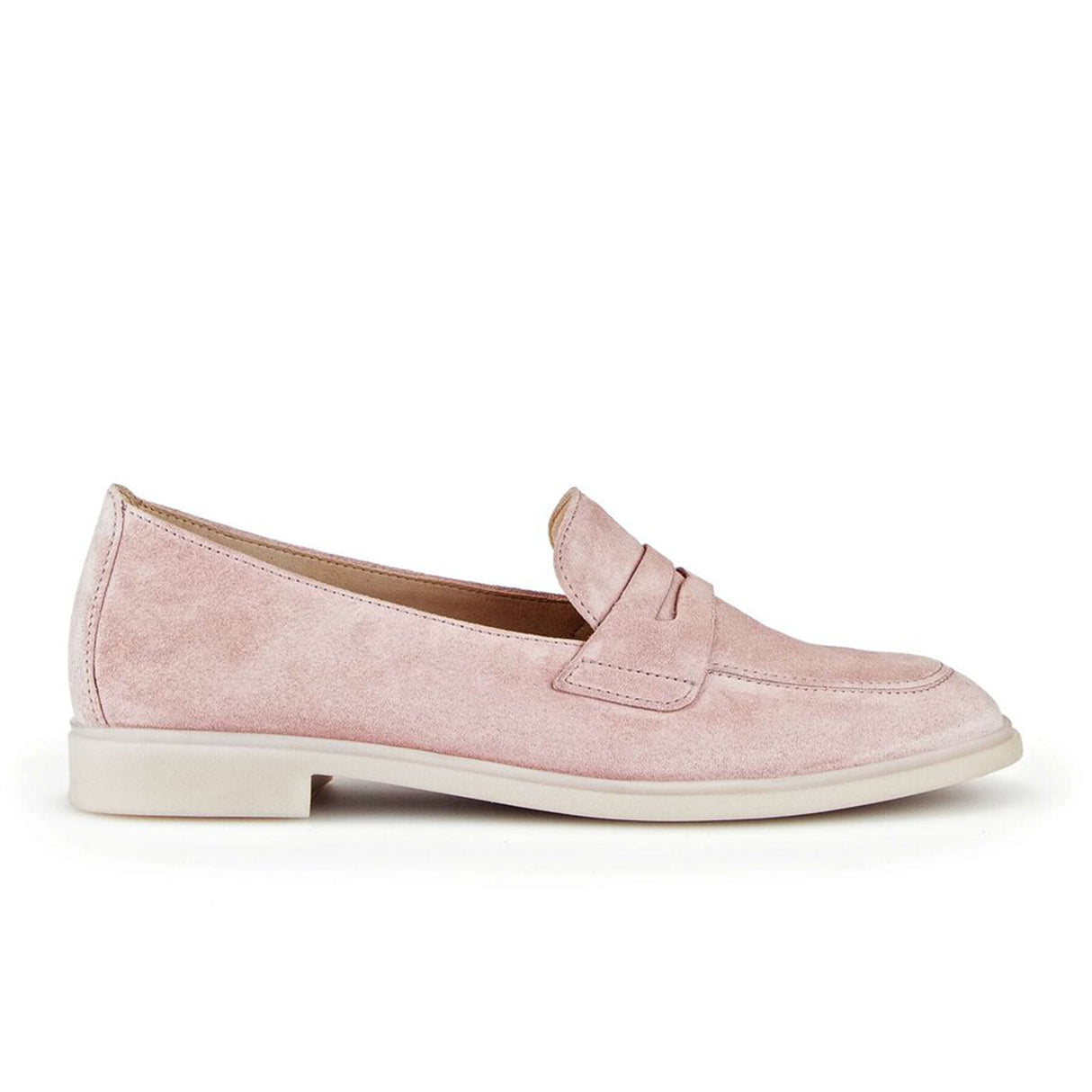 Gabor 253 Loafer (Women) - Rose Suede Dress-Casual - Loafers - The Heel Shoe Fitters