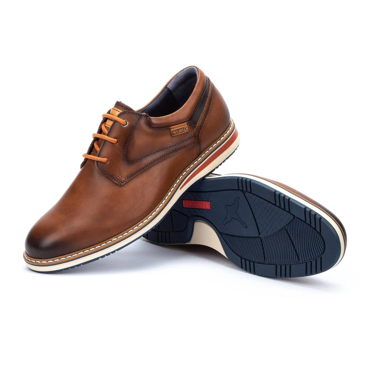 Pikolinos Avila M1T-4050 Oxford (Men) - Cuero Leather Dress-Casual - Oxford - The Heel Shoe Fitters