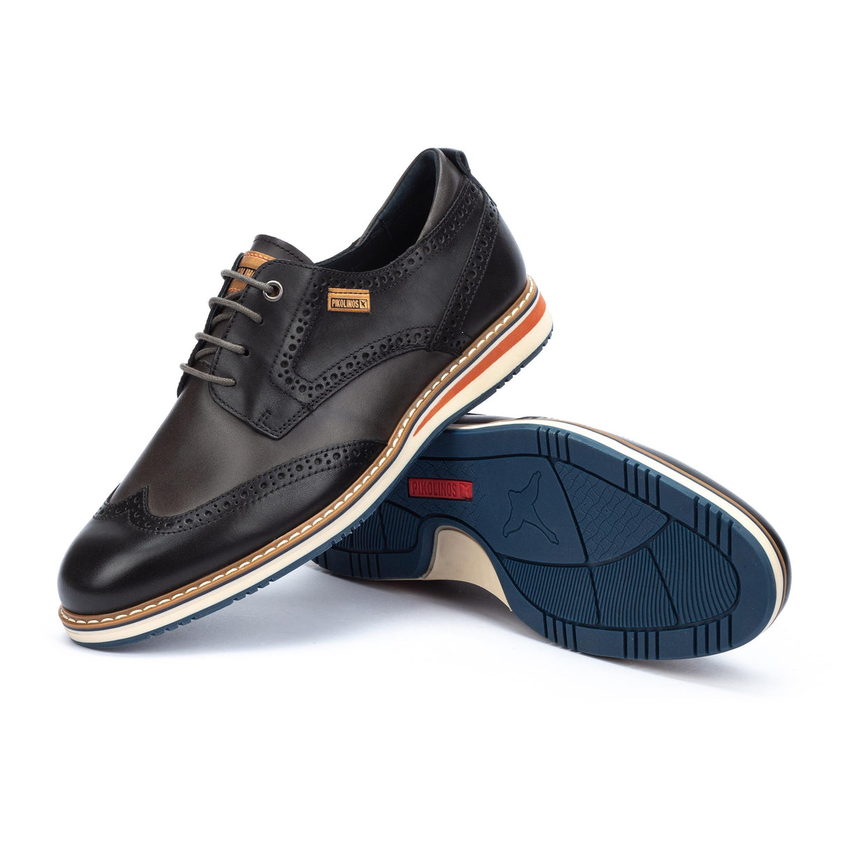Pikolinos Avila M1T-4191C2 Oxford (Men) - Black Dress-Casual - Oxford - The Heel Shoe Fitters