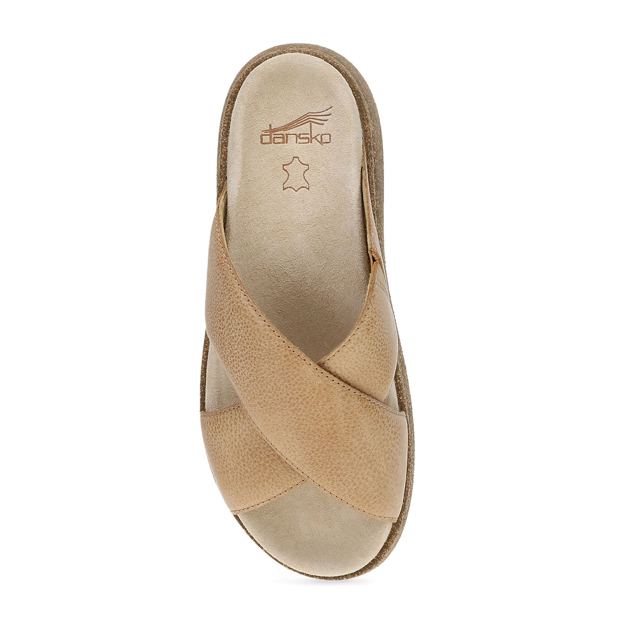 Dansko Bridget Slide Sandal (Women) - Honey Distressed Sandal - Slide - The Heel Shoe Fitters