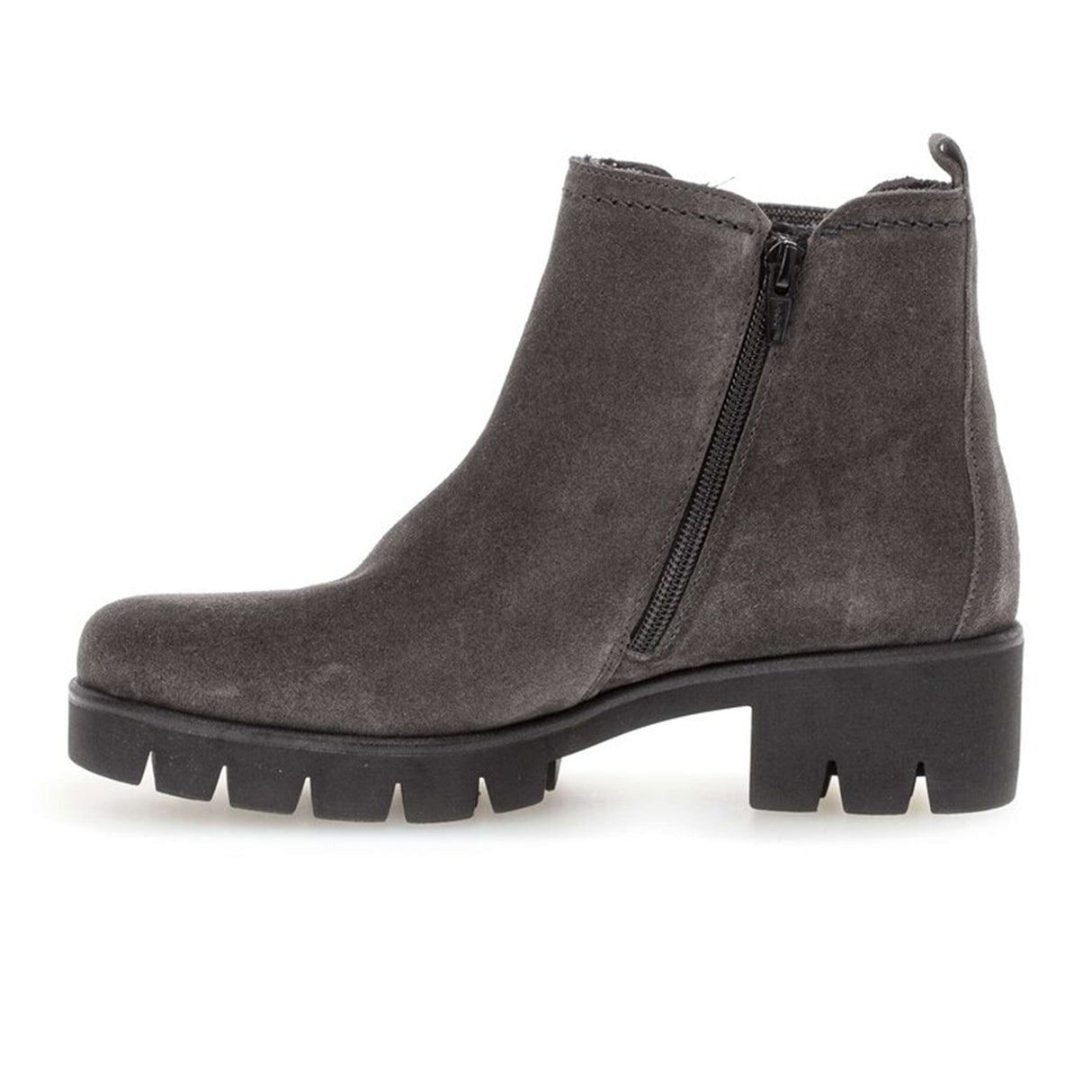 Gabor 710 Chelsea Lug Boot (Women) - Anthracite Boots - Casual - Low - The Heel Shoe Fitters