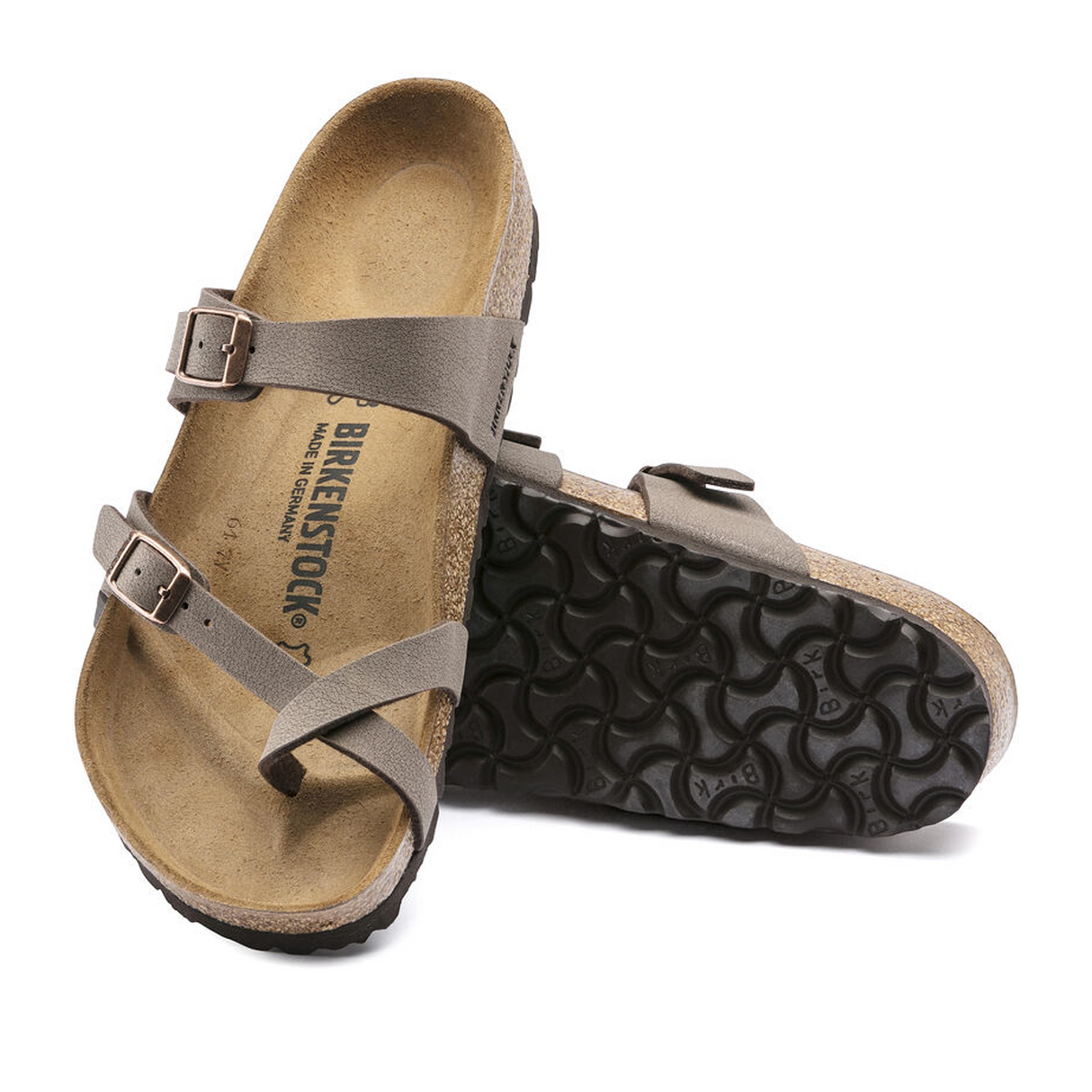Birkenstock Mayari Sandal (Women) - Mocha Birkibuc Sandal - Thong - The Heel Shoe Fitters