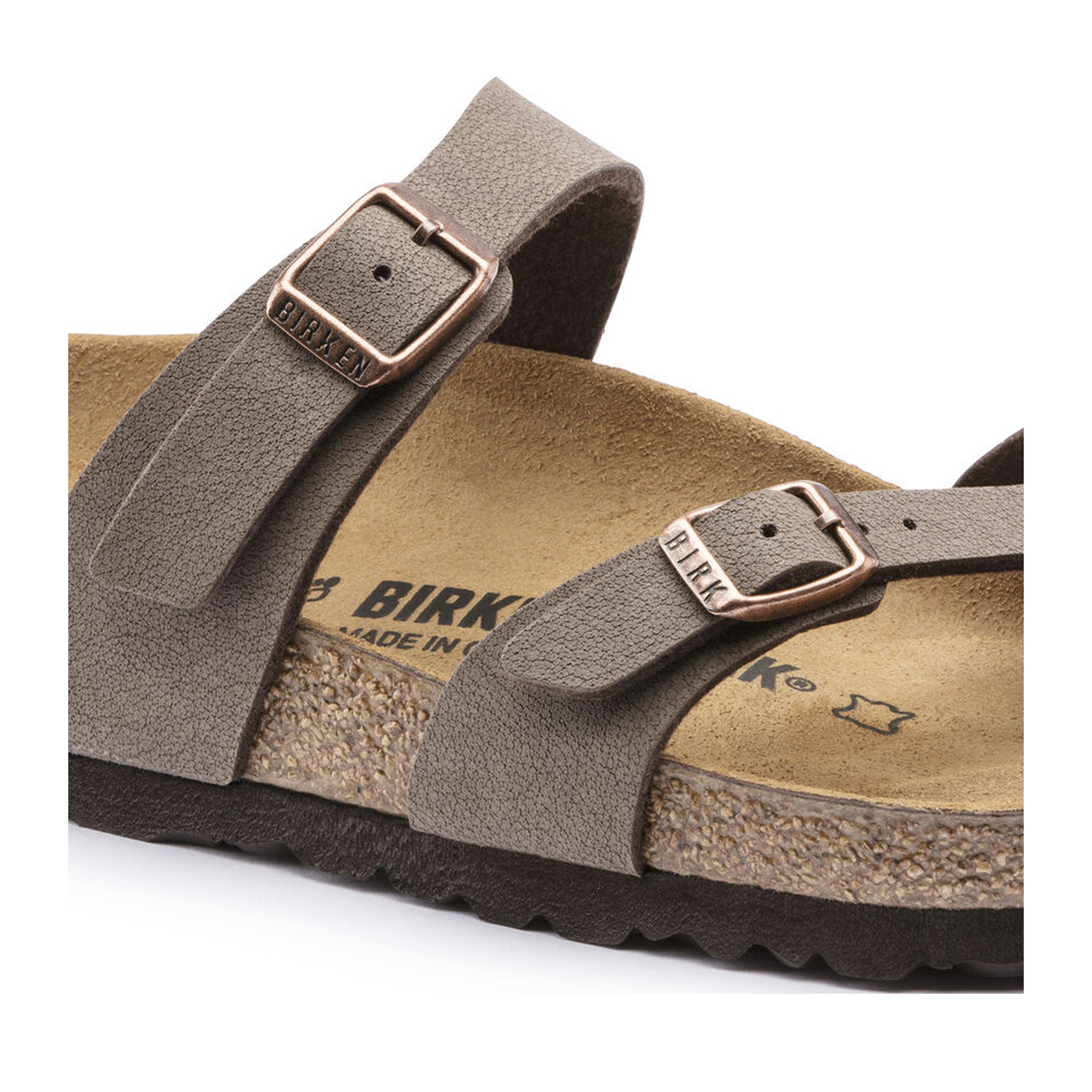 Birkenstock Mayari Sandal (Women) - Mocha Birkibuc Sandal - Thong - The Heel Shoe Fitters